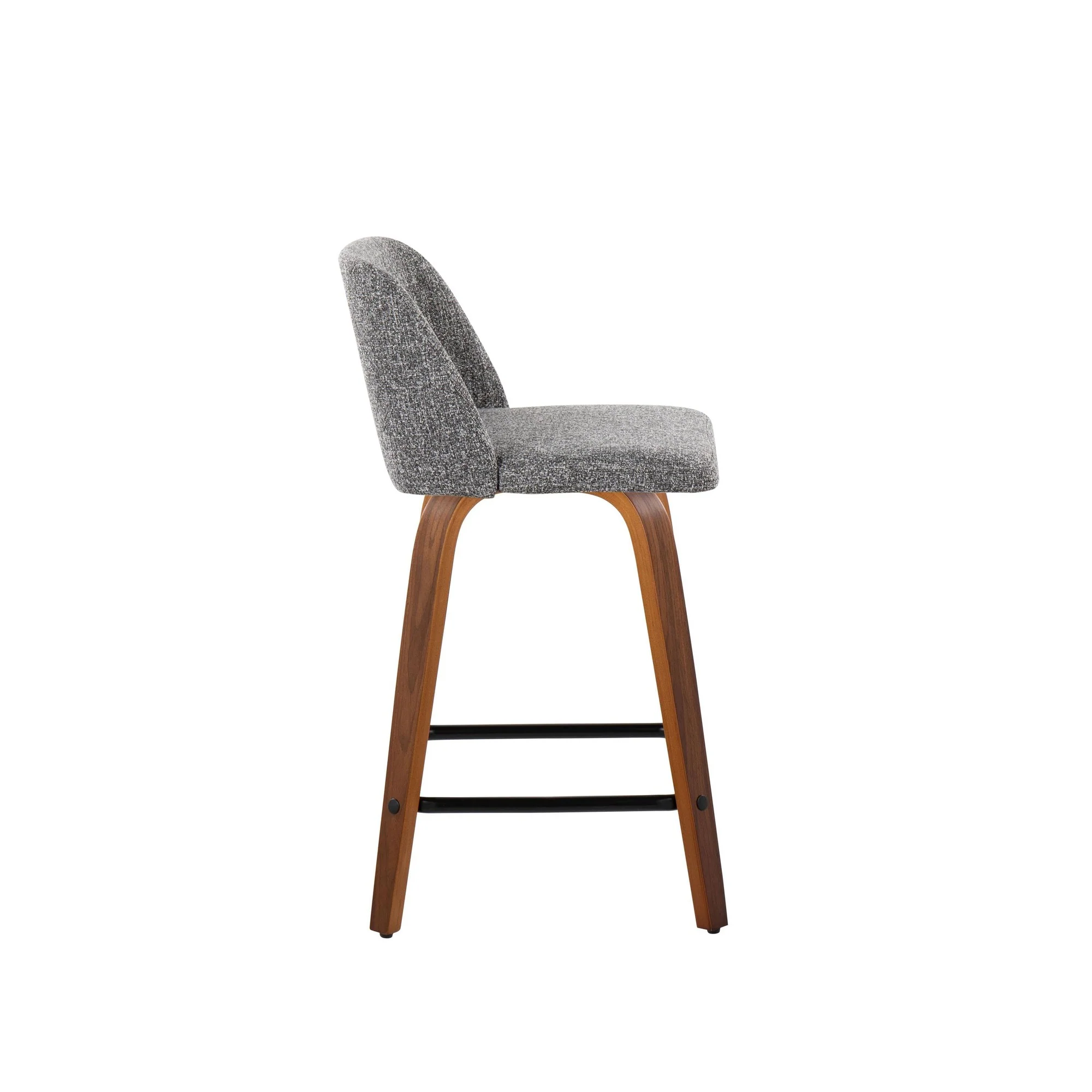 Toriano 24" Fixed Height Counter Stool - Set of 2 Black By LumiSource - Image 5