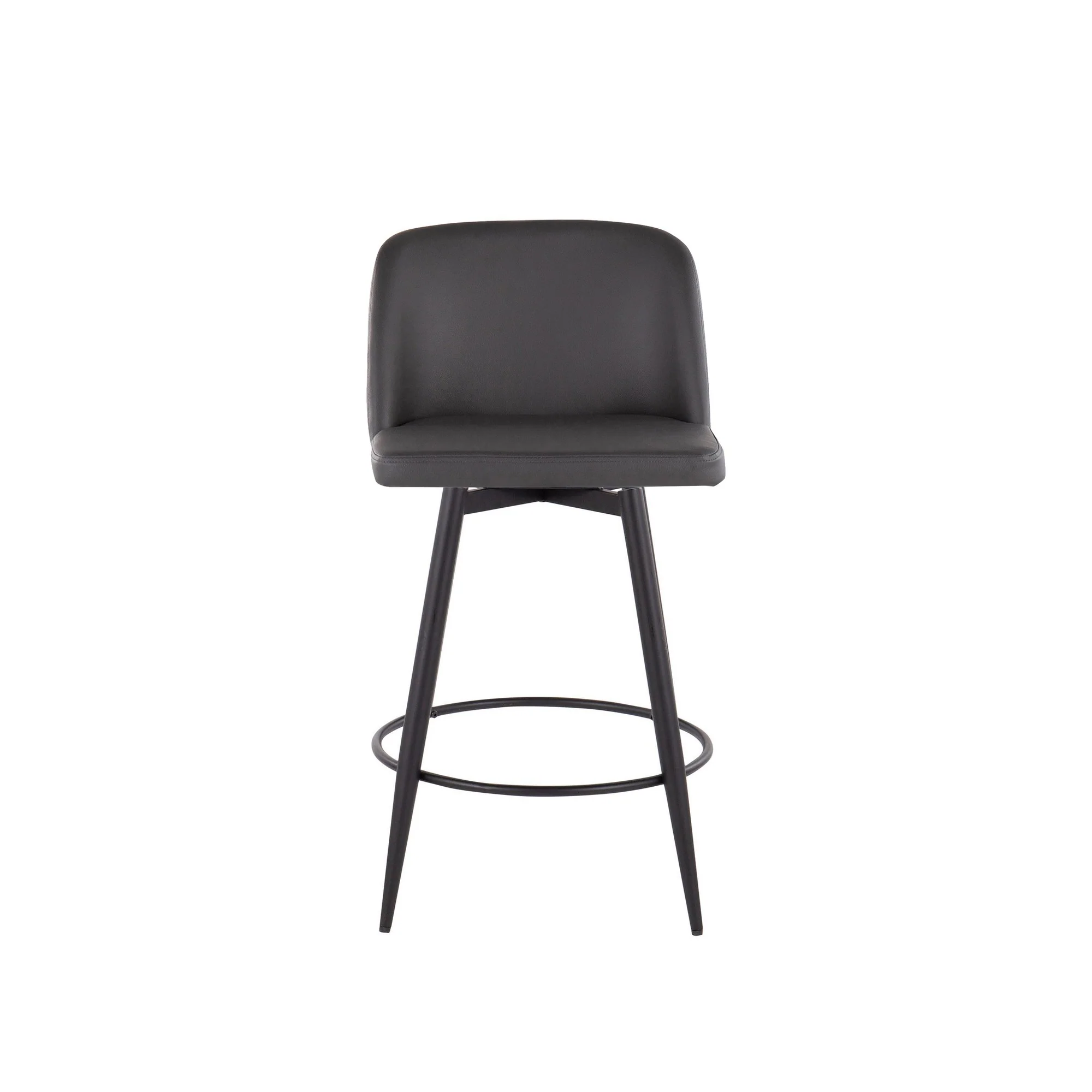 Toriano 26" Fixed Height Counter Stool - Set of 2 Cream By LumiSource - B26-TRNOPU-55TPRZQ2 BKCAM2 - Image 14