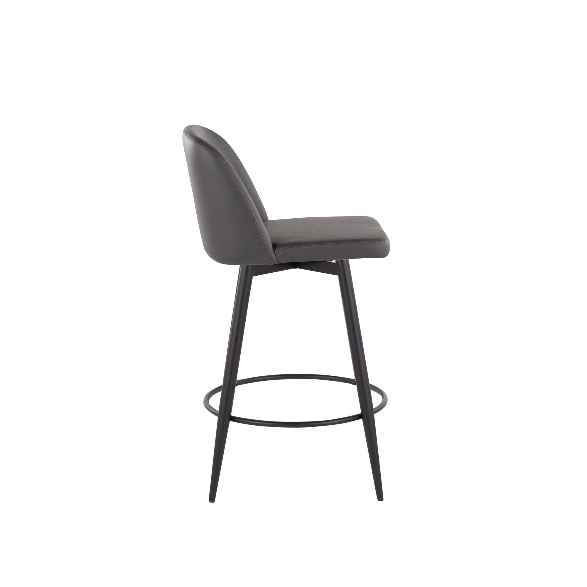 Toriano 26" Fixed Height Counter Stool - Set of 2 Cream By LumiSource - B26-TRNOPU-55TPRZQ2 BKCAM2 - Image 16