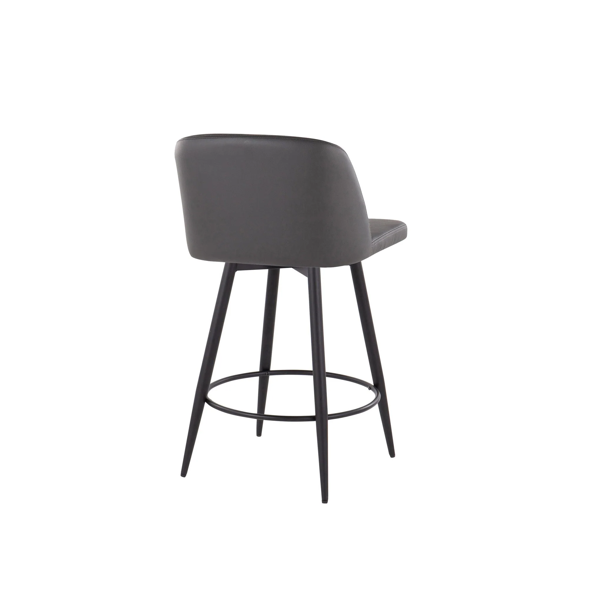Toriano 26" Fixed Height Counter Stool - Set of 2 Cream By LumiSource - B26-TRNOPU-55TPRZQ2 BKCAM2 - Image 17