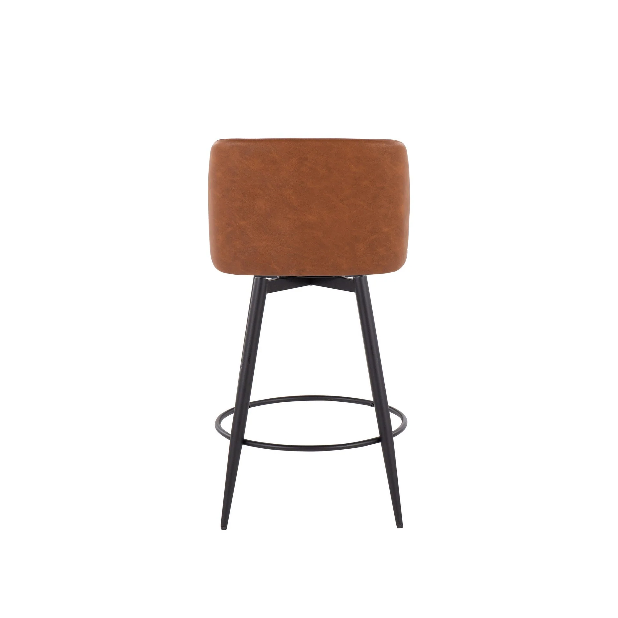 Toriano 26" Fixed Height Counter Stool - Set of 2 Cream By LumiSource - B26-TRNOPU-55TPRZQ2 BKCAM2 - Image 6