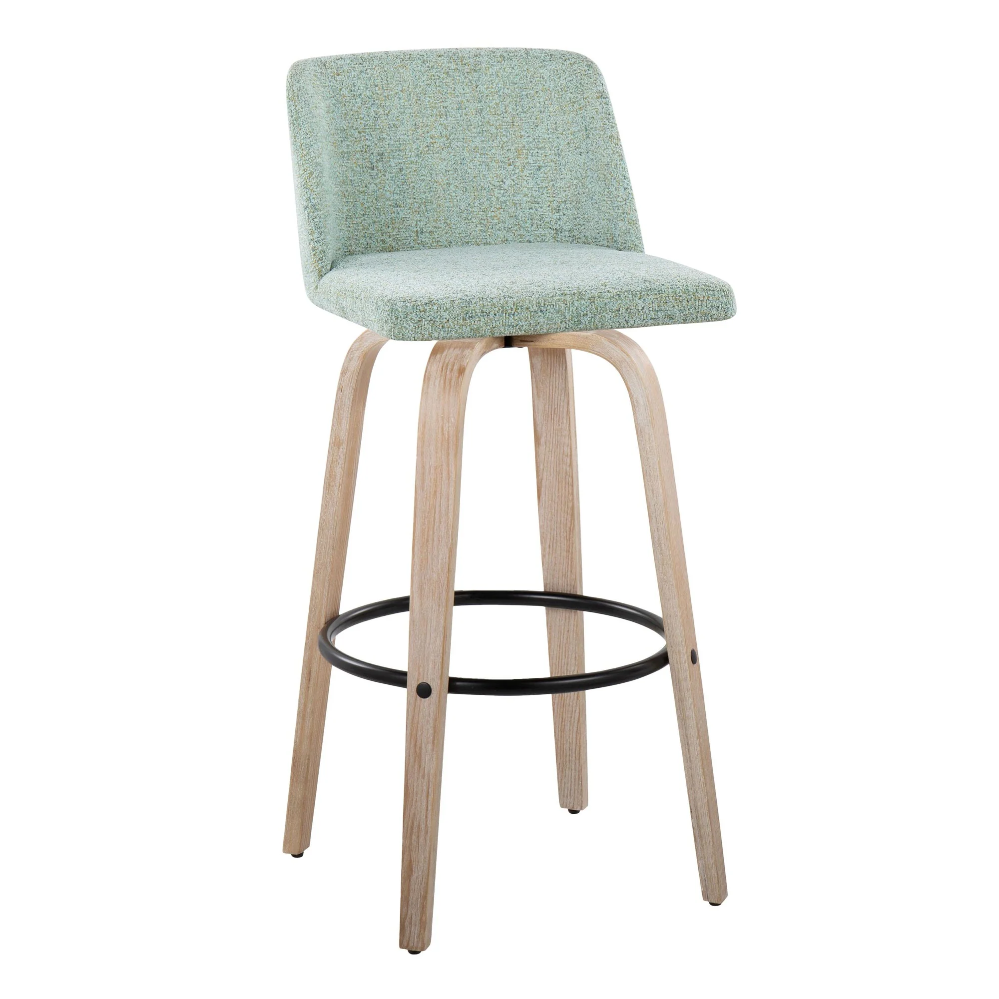 Toriano 26" Fixed Height Counter Stool - Set of 2 Gray By LumiSource - Image 7