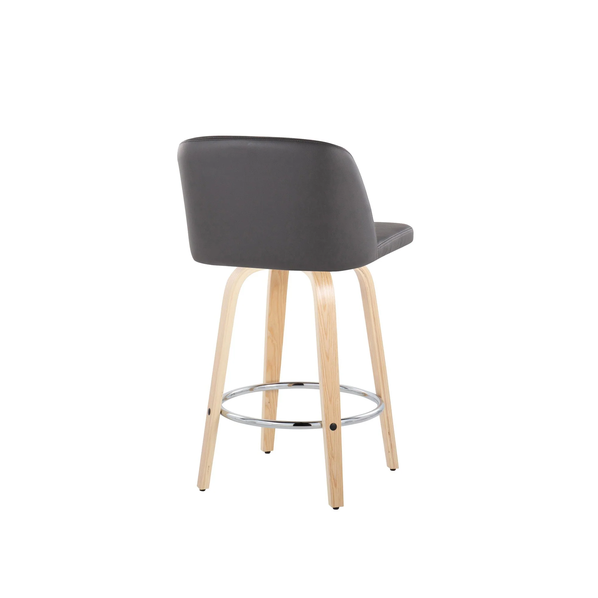 Toriano 26" Fixed Height Counter Stool - Set of 2 Cream By LumiSource - B26-TRNOPU-GRTZR2 NACR2 - Image 13