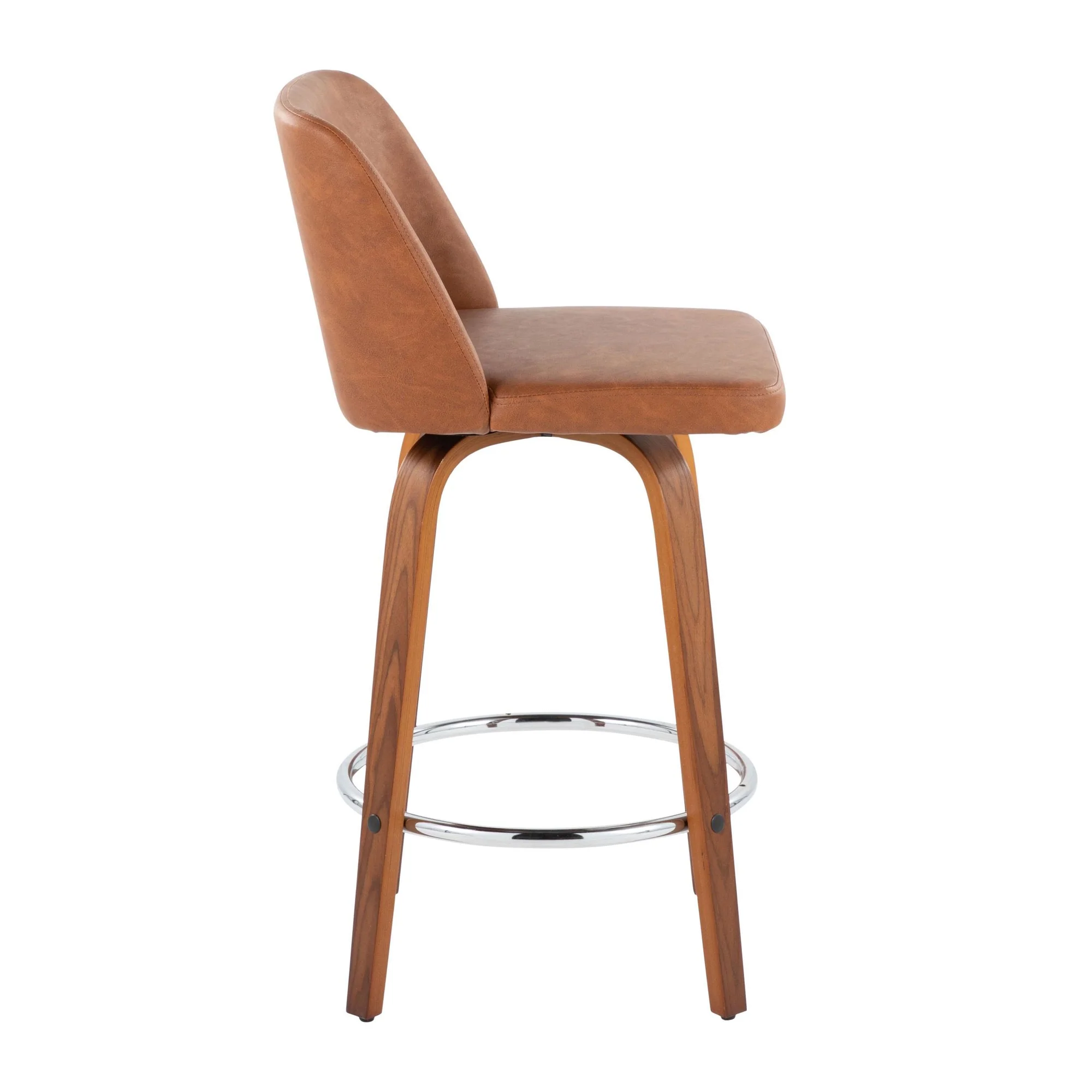 Toriano 26" Counter Stool - Set of 2 Brown Black By LumiSource - Image 10
