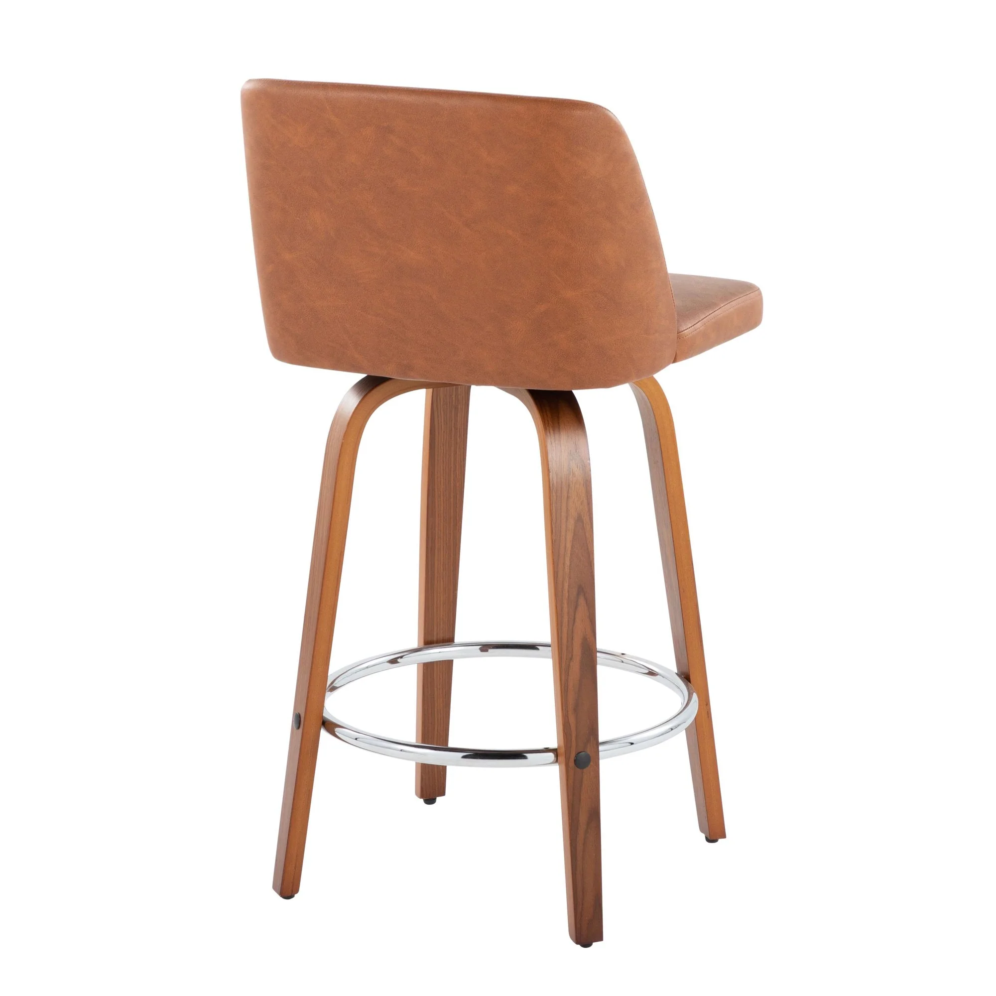 Toriano 26" Counter Stool - Set of 2 Brown Black By LumiSource - Image 11