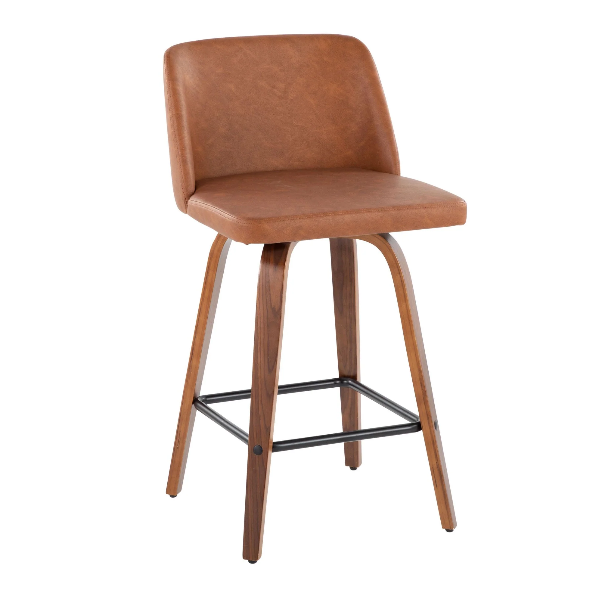 Toriano 26" Counter Stool - Set of 2 Brown Black By LumiSource - Image 16