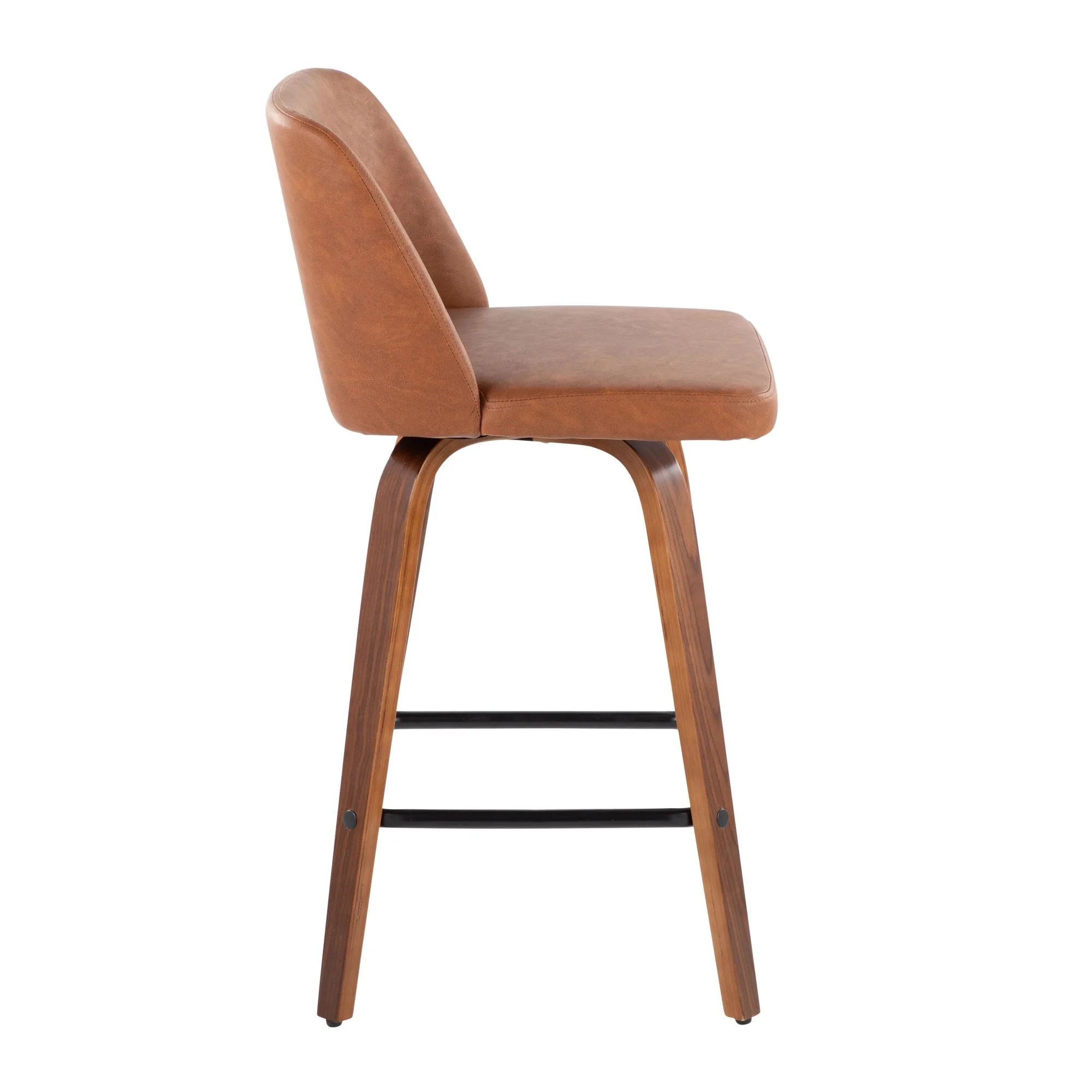 Toriano 26" Counter Stool - Set of 2 Brown Black By LumiSource - Image 17