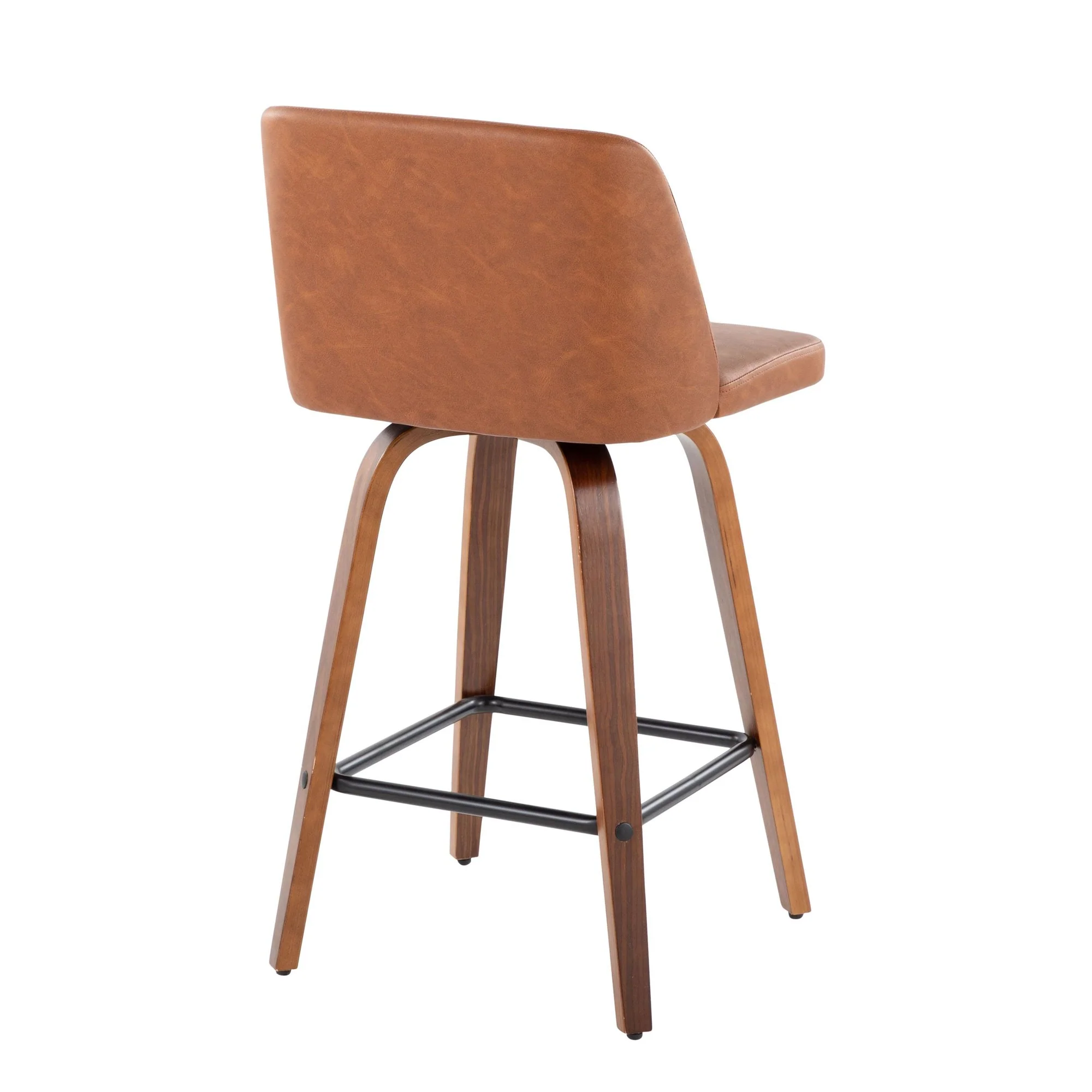 Toriano 26" Counter Stool - Set of 2 Brown Black By LumiSource - Image 18