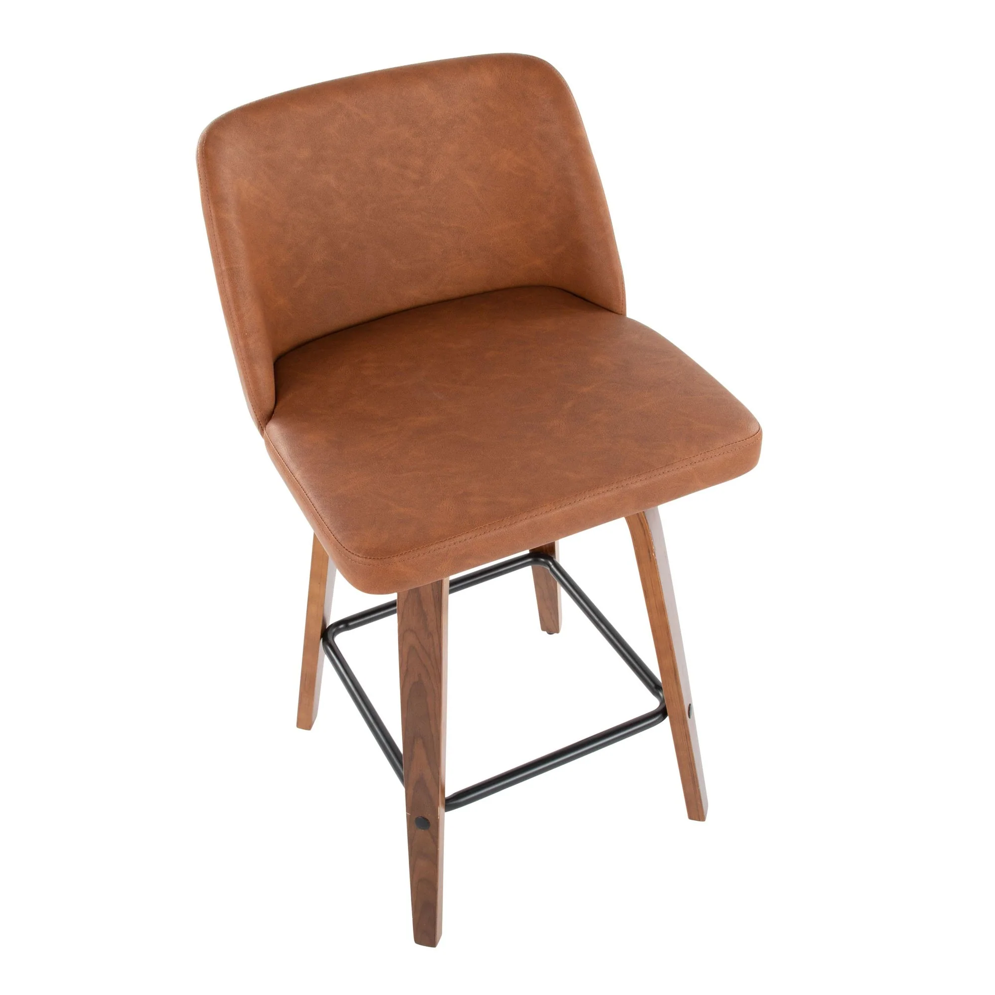 Toriano 26" Counter Stool - Set of 2 Brown Black By LumiSource - Image 21
