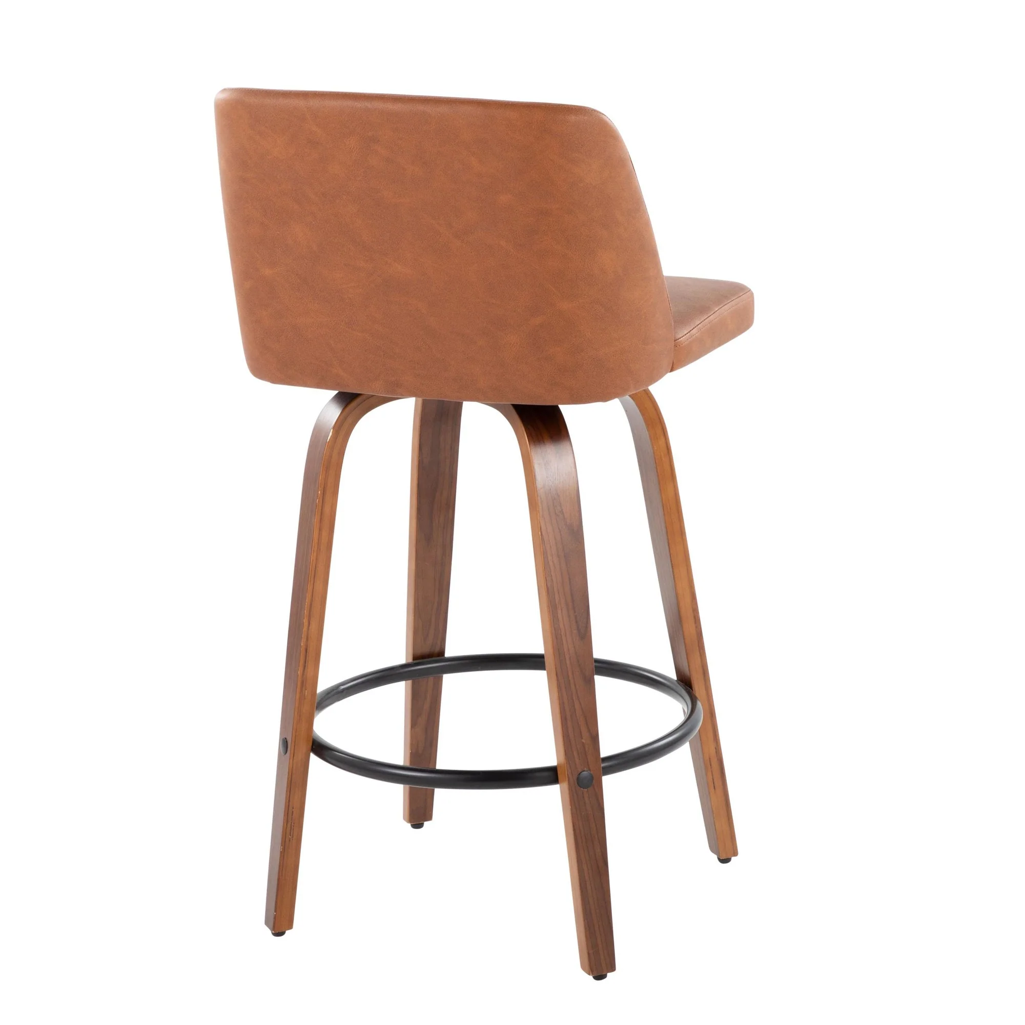 Toriano 26" Counter Stool - Set of 2 Brown Black By LumiSource - Image 4