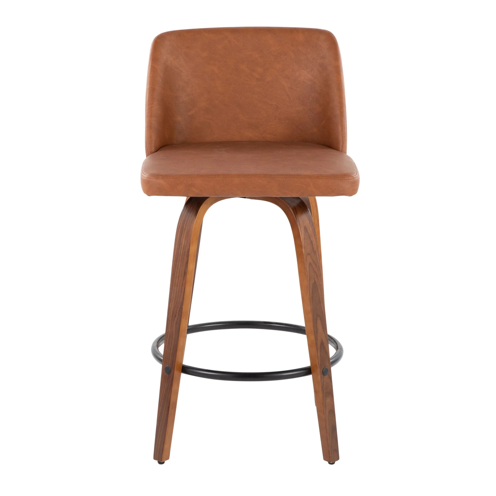 Toriano 26" Counter Stool - Set of 2 Brown Black By LumiSource - Image 6