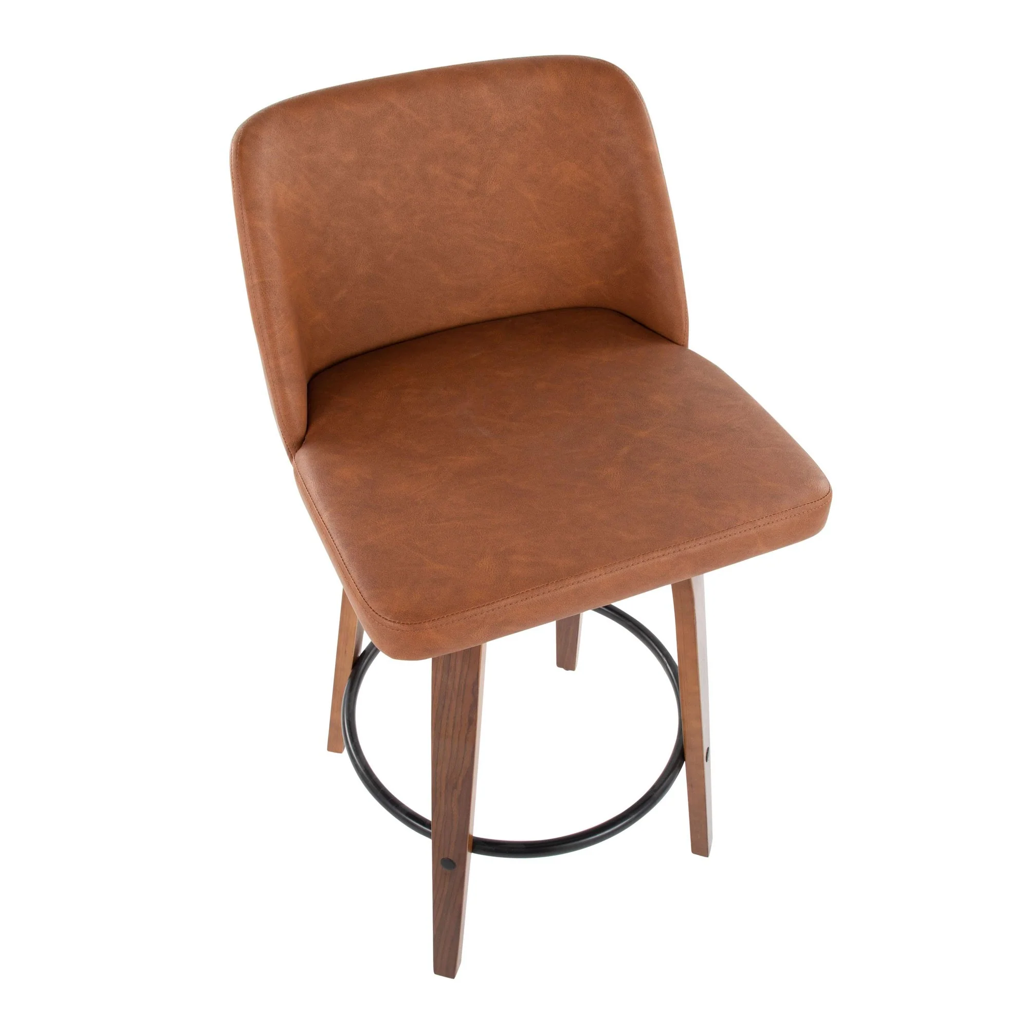 Toriano 26" Counter Stool - Set of 2 Brown Black By LumiSource - Image 7