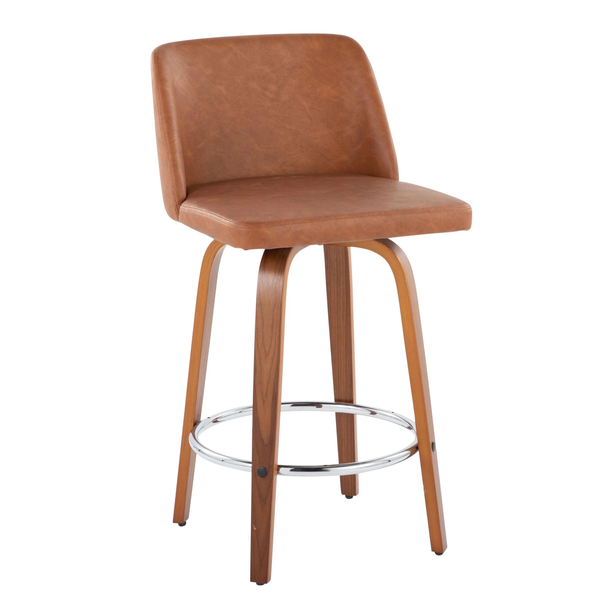Toriano 26" Counter Stool - Set of 2 Brown Black By LumiSource - Image 9