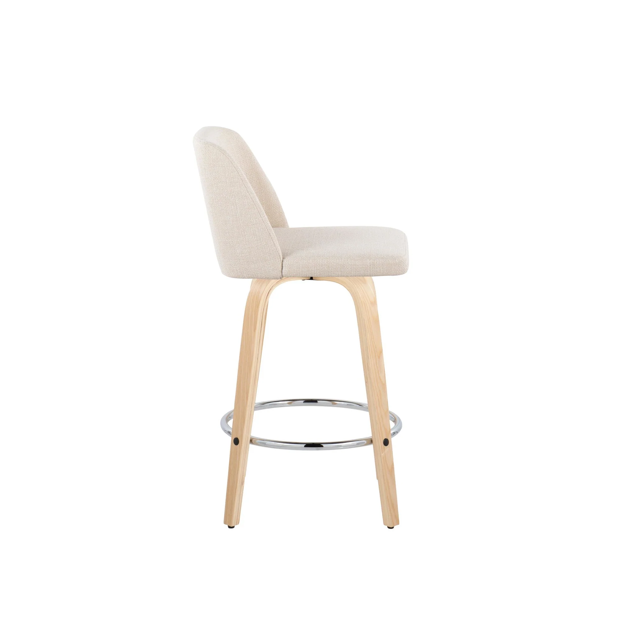 Toriano 26" Fixed Height Counter Stool - Set of 2 By LumiSource - Image 3