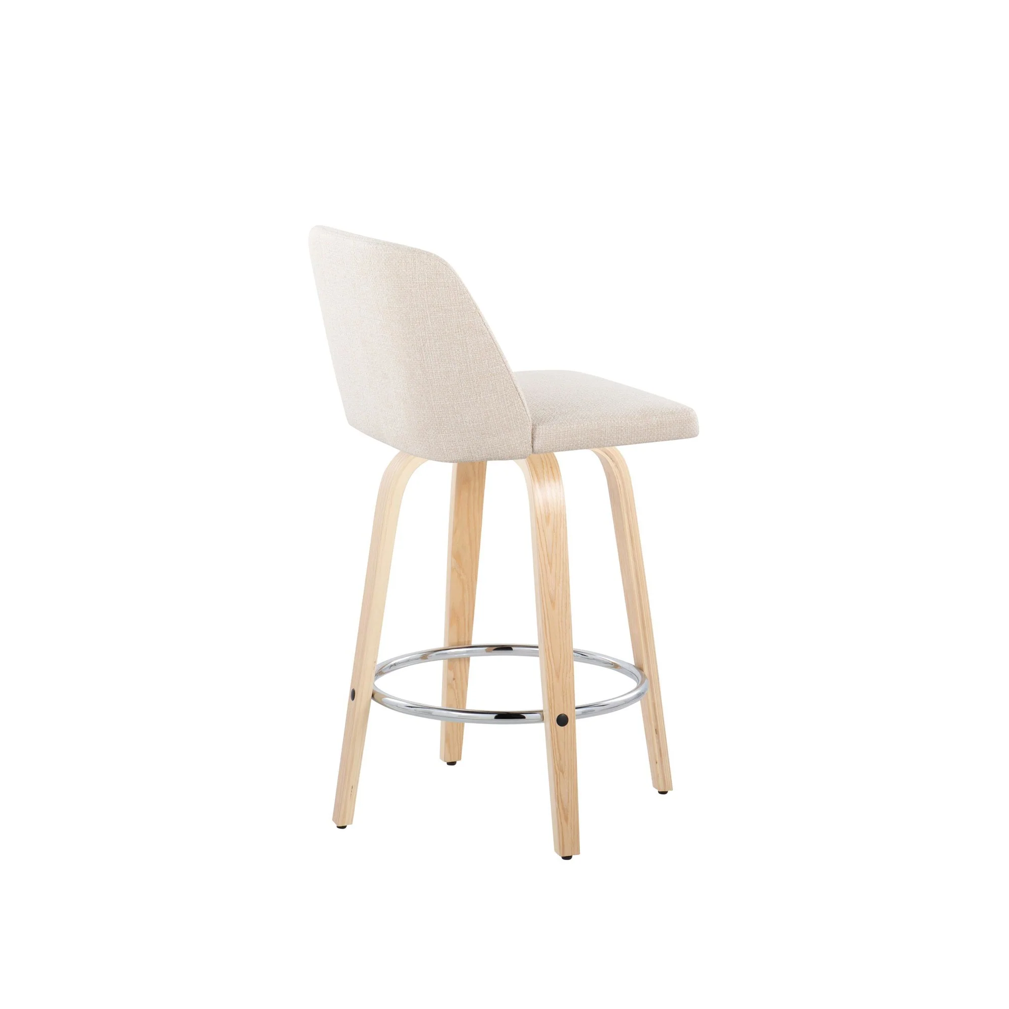 Toriano 26" Fixed Height Counter Stool - Set of 2 By LumiSource - Image 4
