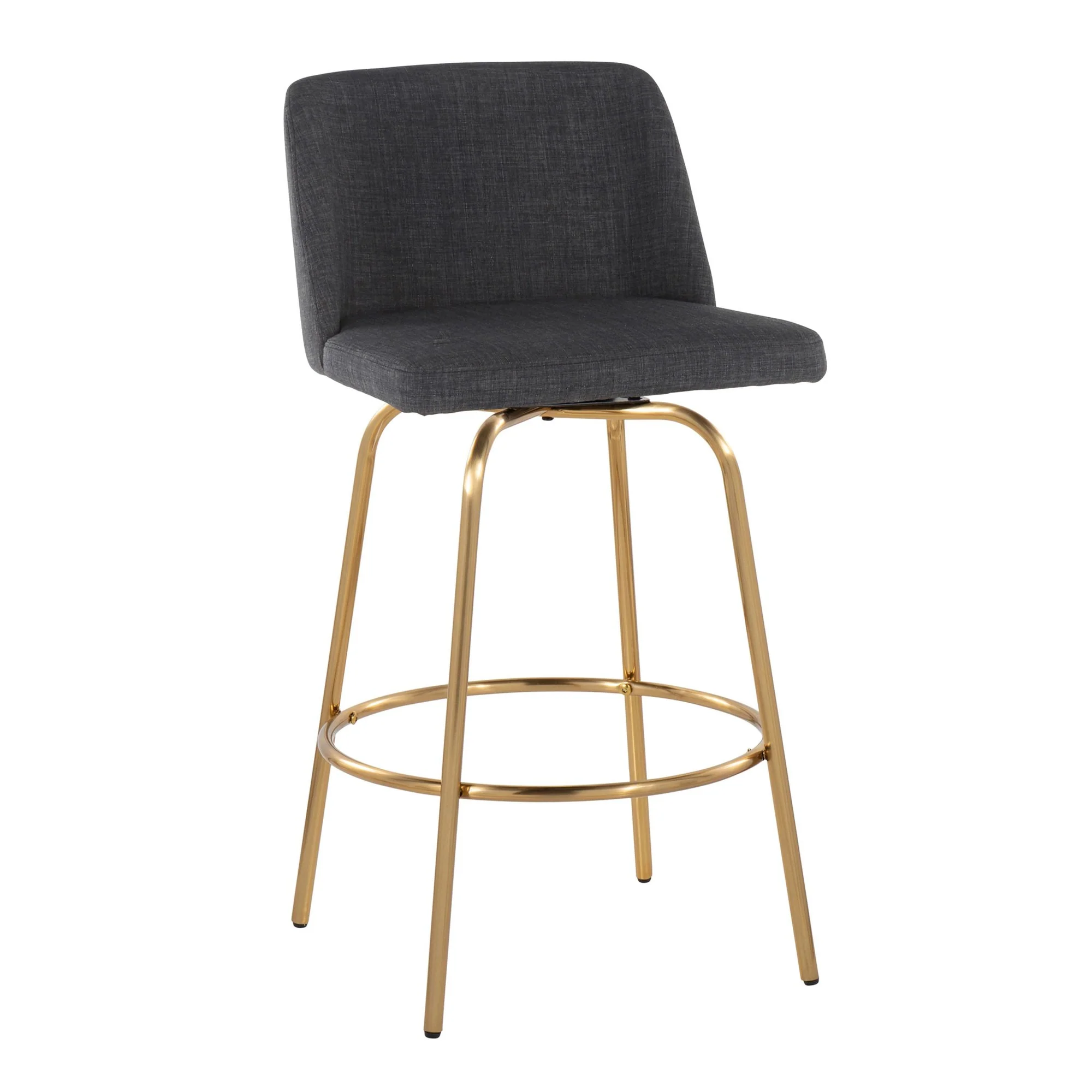 Toriano 26" Fixed-Height Counter Stool - Set of 2 By LumiSource - B26-TRNOFB-CLARZG2 AUBU2 - Image 16