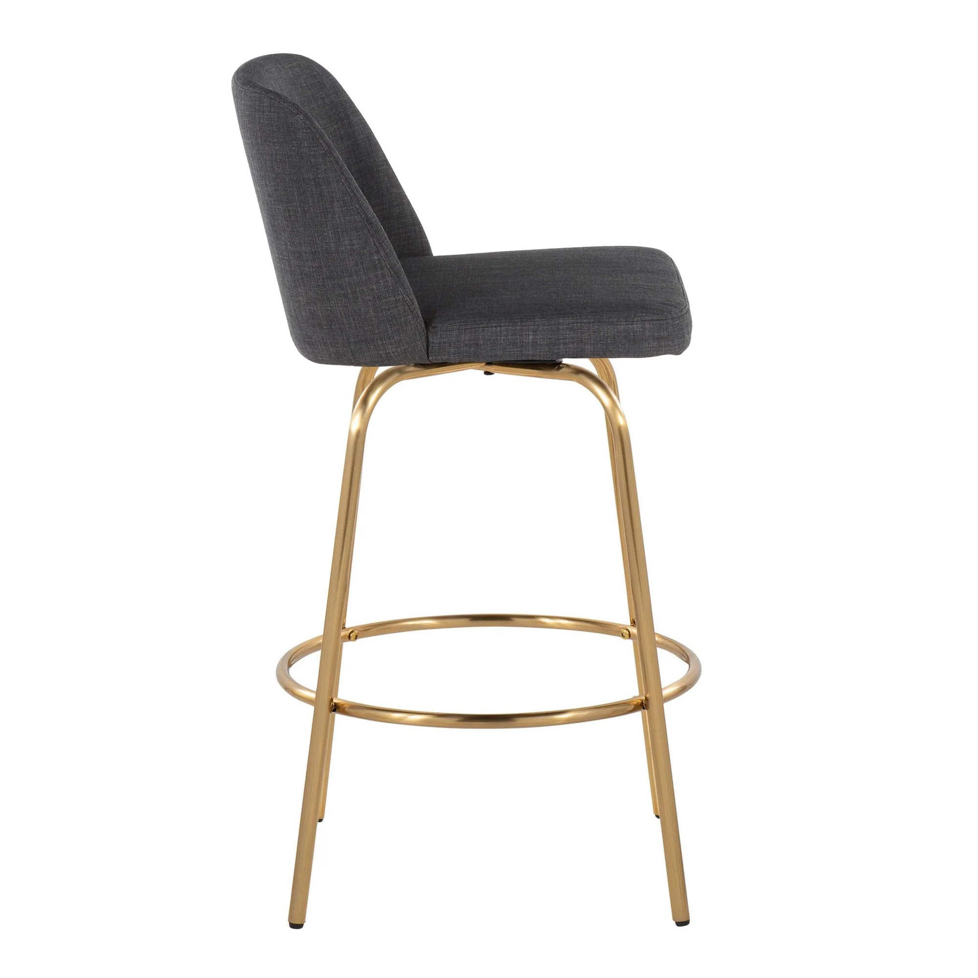 Toriano 26" Fixed-Height Counter Stool - Set of 2 By LumiSource - B26-TRNOFB-CLARZG2 AUBU2 - Image 17