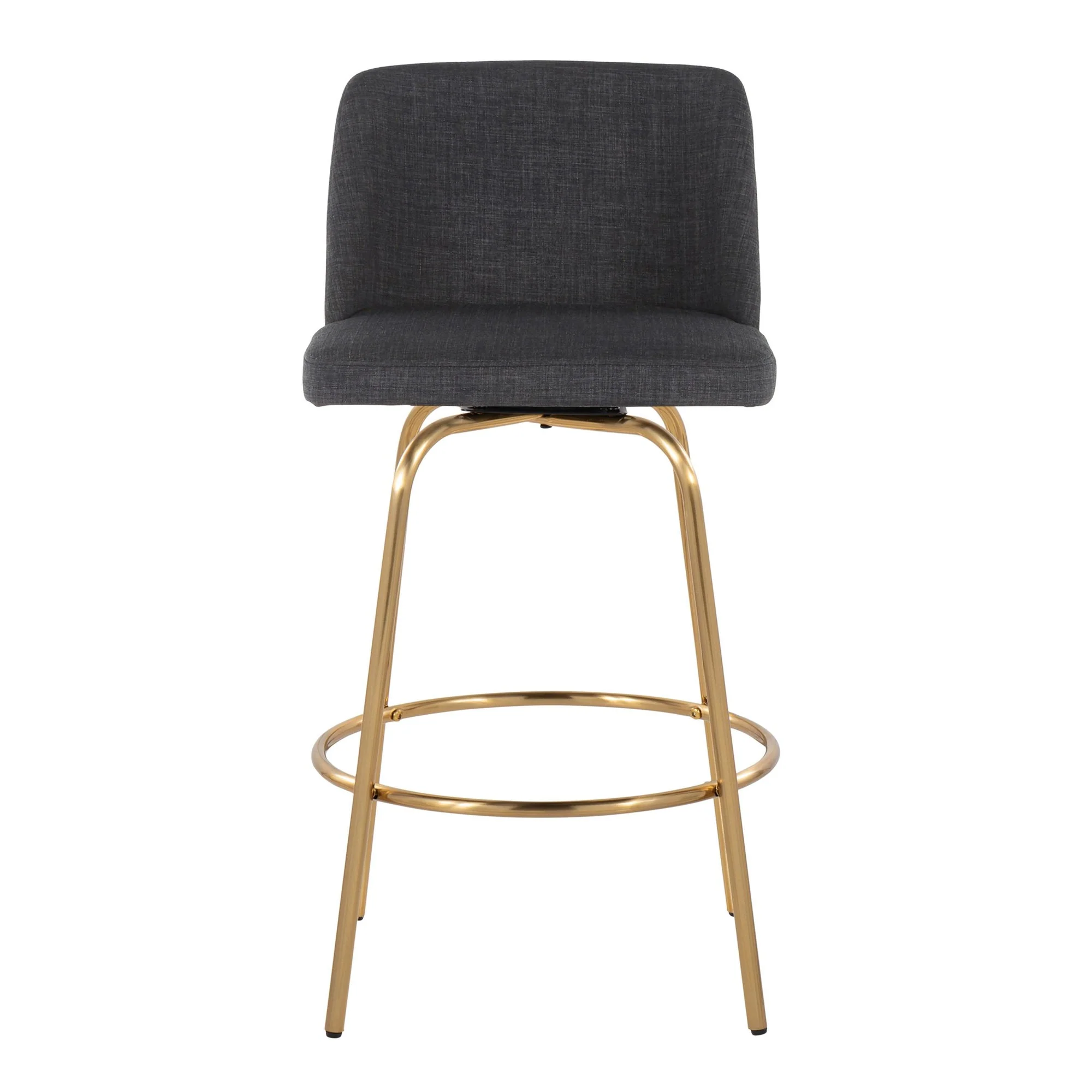 Toriano 26" Fixed-Height Counter Stool - Set of 2 By LumiSource - B26-TRNOFB-CLARZG2 AUBU2 - Image 19