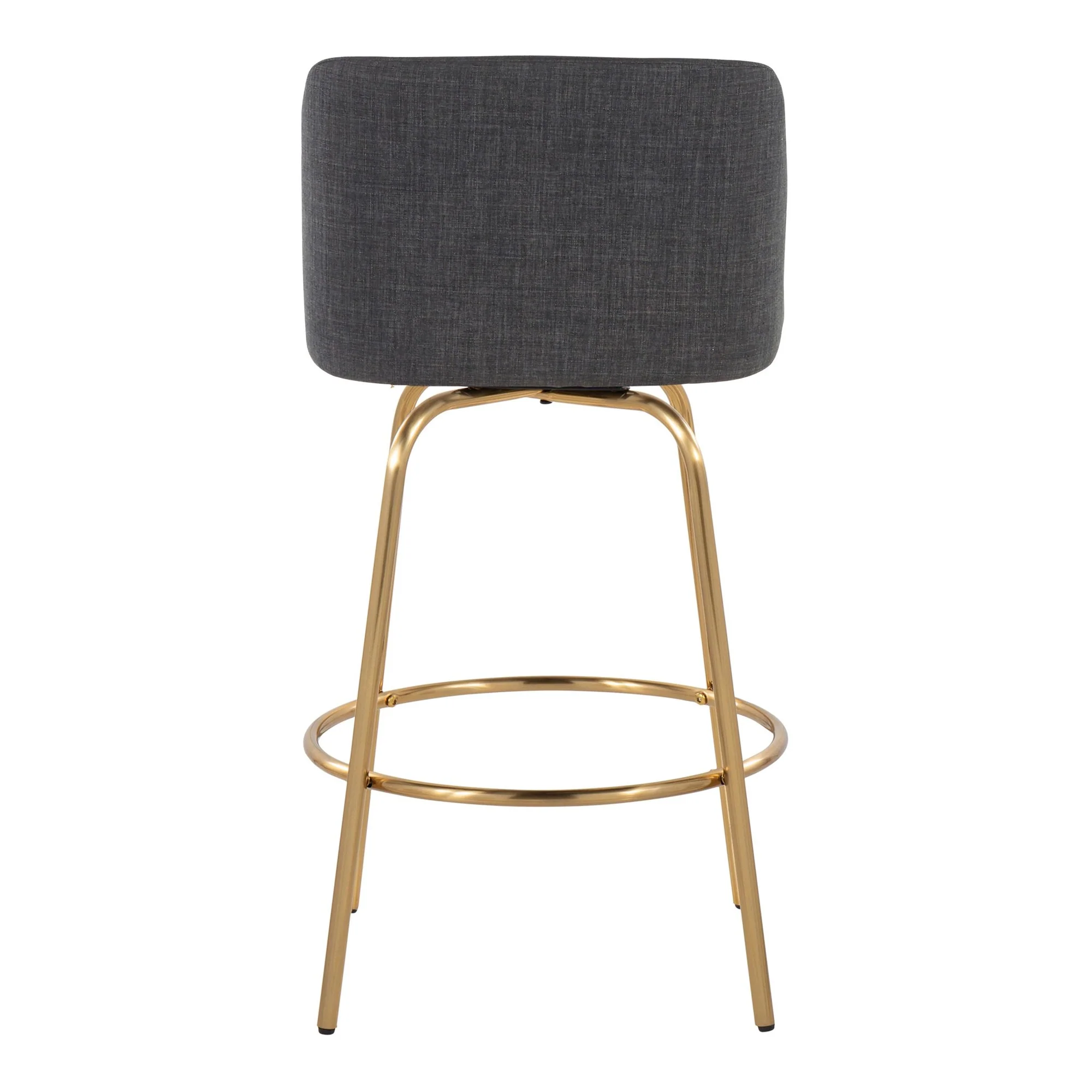 Toriano 26" Fixed-Height Counter Stool - Set of 2 By LumiSource - B26-TRNOFB-CLARZG2 AUBU2 - Image 20