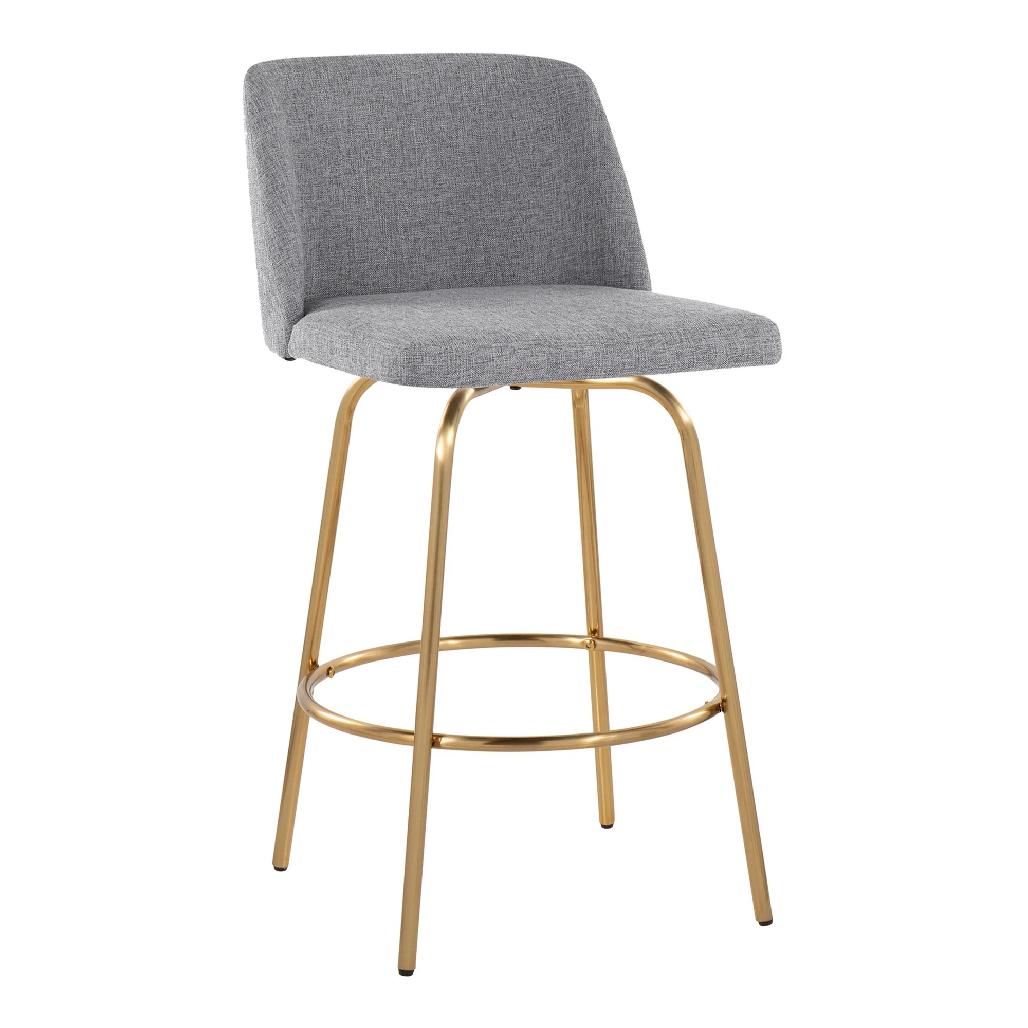 Toriano 26" Fixed-Height Counter Stool - Set of 2 By LumiSource - B26-TRNOFB-CLARZG2 AUBU2 - Image 22