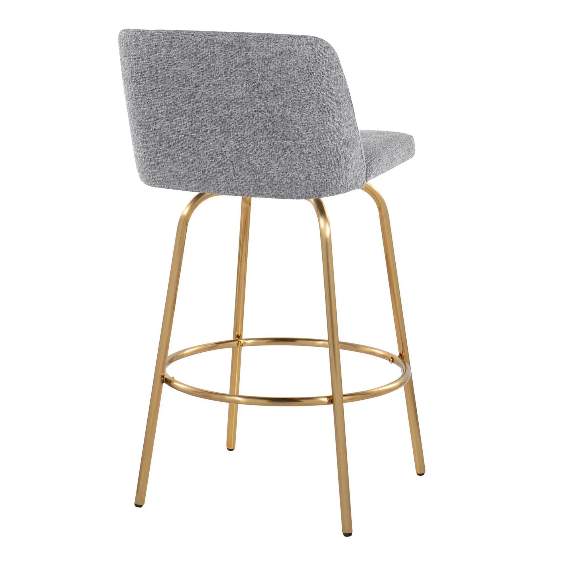 Toriano 26" Fixed-Height Counter Stool - Set of 2 By LumiSource - B26-TRNOFB-CLARZG2 AUBU2 - Image 24