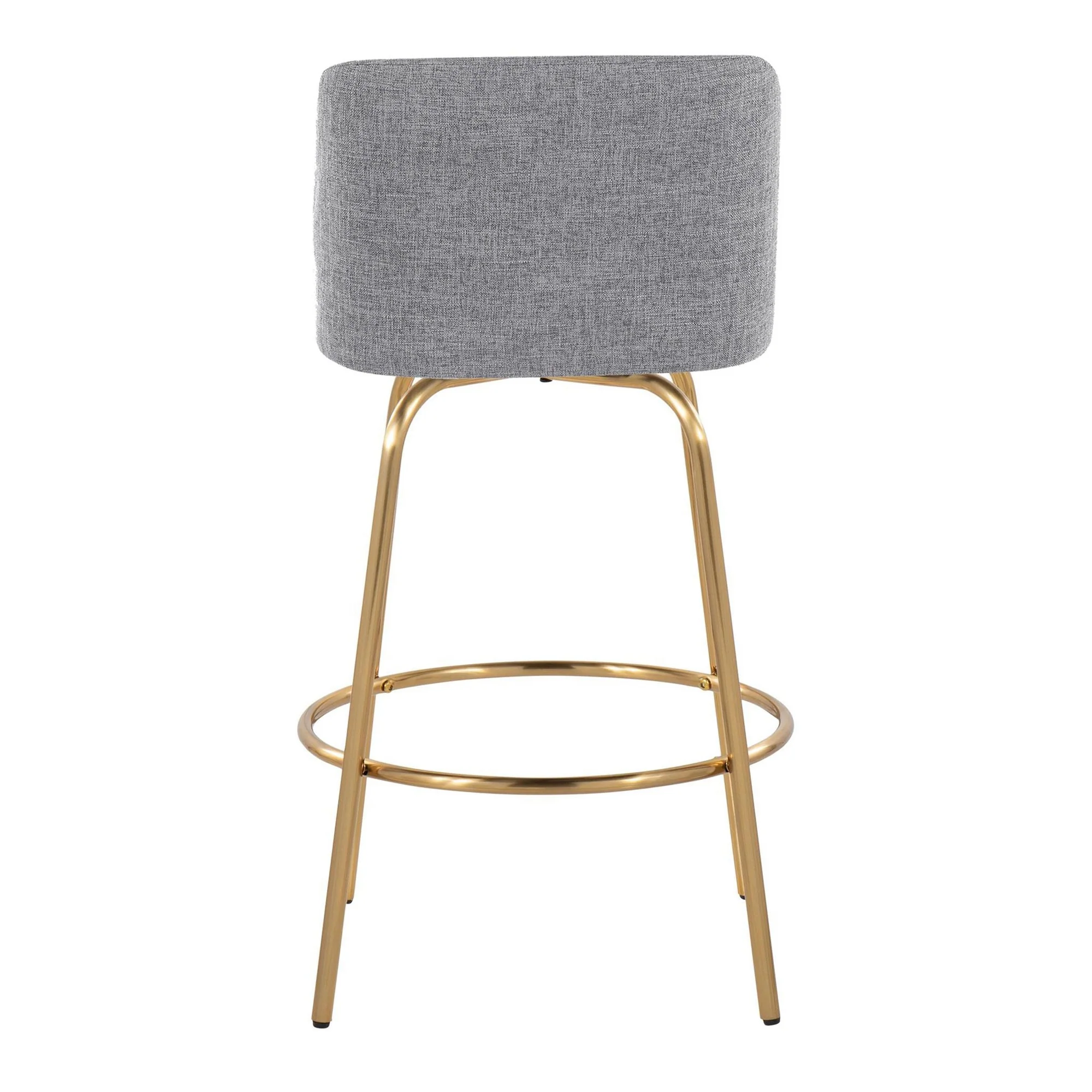 Toriano 26" Fixed-Height Counter Stool - Set of 2 By LumiSource - B26-TRNOFB-CLARZG2 AUBU2 - Image 26