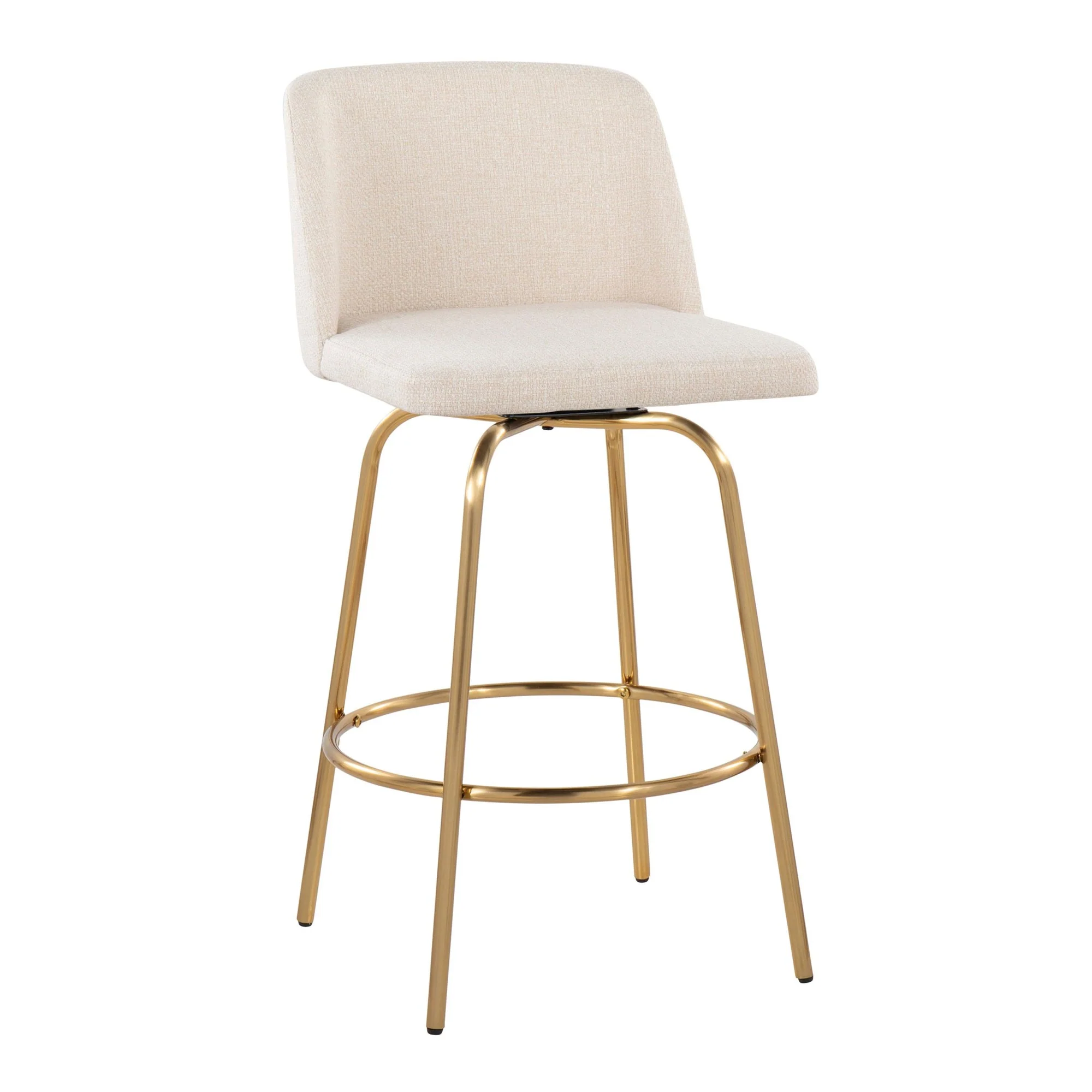 Toriano 26" Fixed-Height Counter Stool - Set of 2 By LumiSource - B26-TRNOFB-CLARZG2 AUBU2 - Image 32