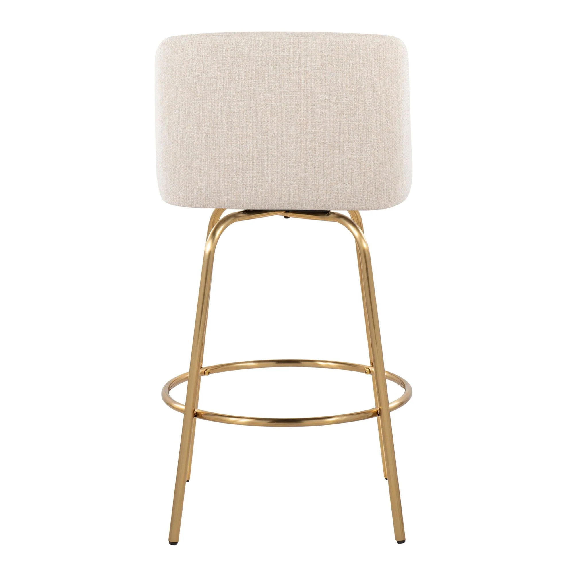 Toriano 26" Fixed-Height Counter Stool - Set of 2 By LumiSource - B26-TRNOFB-CLARZG2 AUBU2 - Image 36