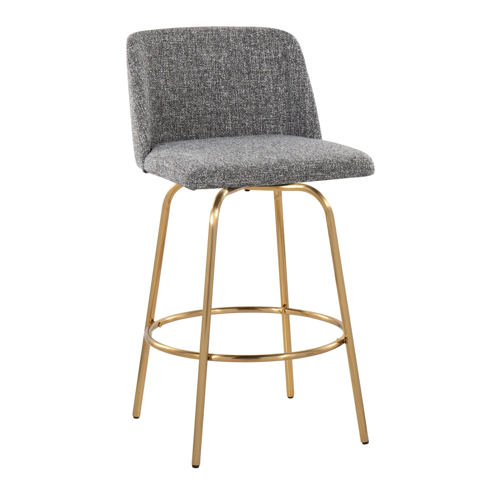 Toriano 26" Fixed-Height Counter Stool - Set of 2 By LumiSource - B26-TRNOFB-CLARZG2 AUBU2 - Image 42
