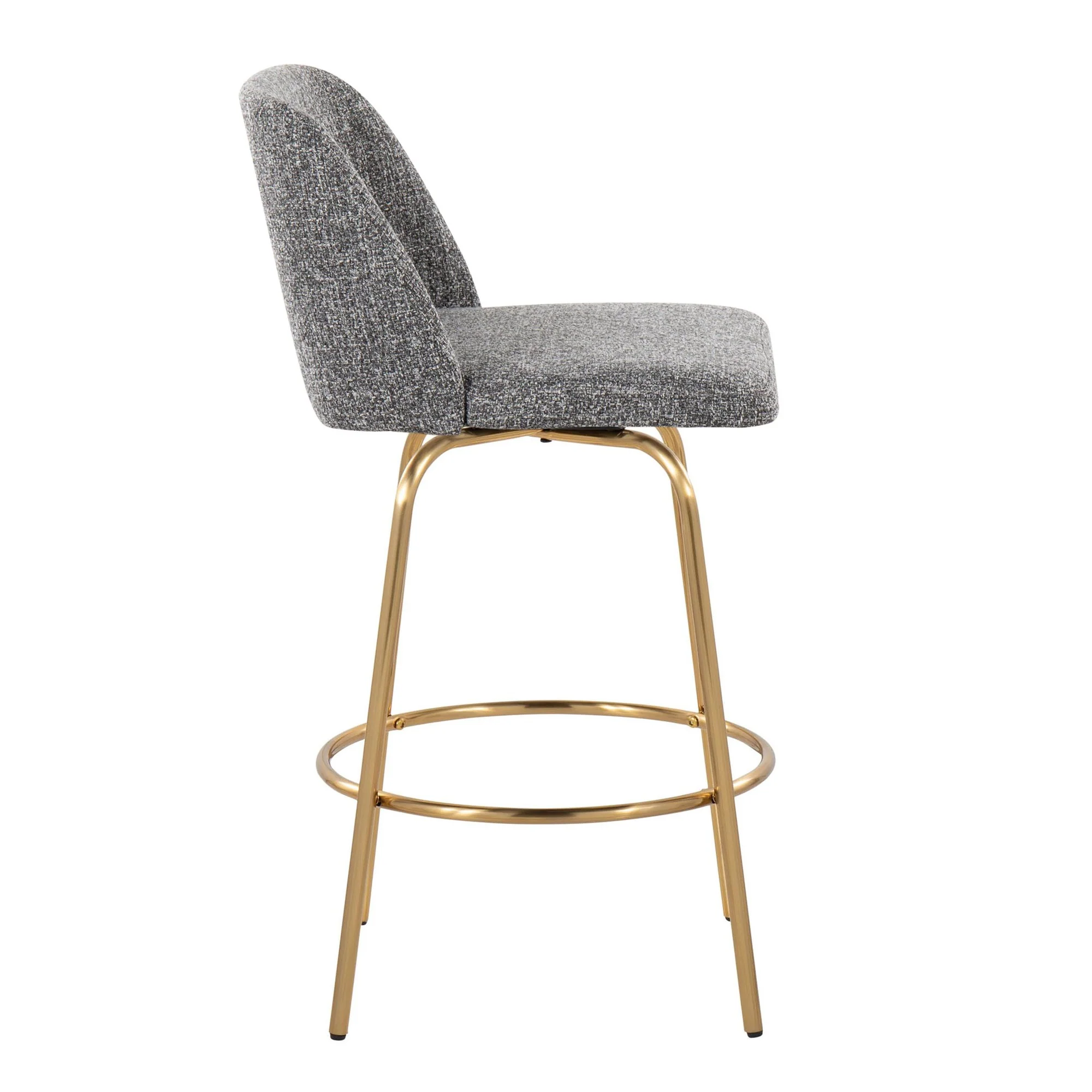 Toriano 26" Fixed-Height Counter Stool - Set of 2 By LumiSource - B26-TRNOFB-CLARZG2 AUBU2 - Image 43