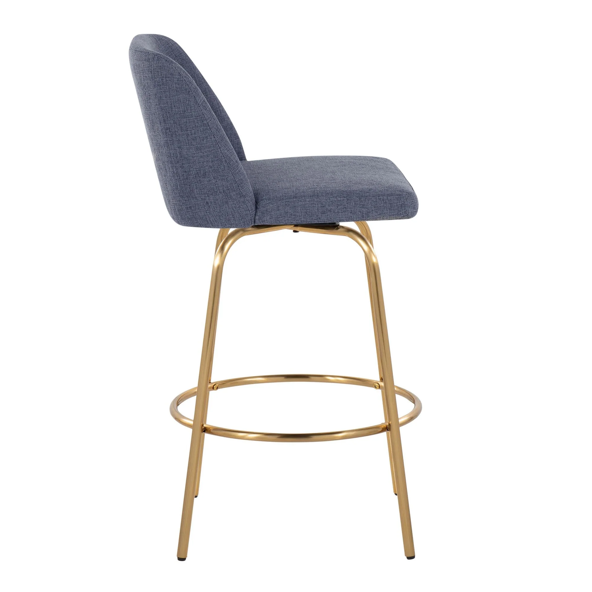Toriano 26" Fixed-Height Counter Stool - Set of 2 By LumiSource - B26-TRNOFB-CLARZG2 AUBU2 - Image 7