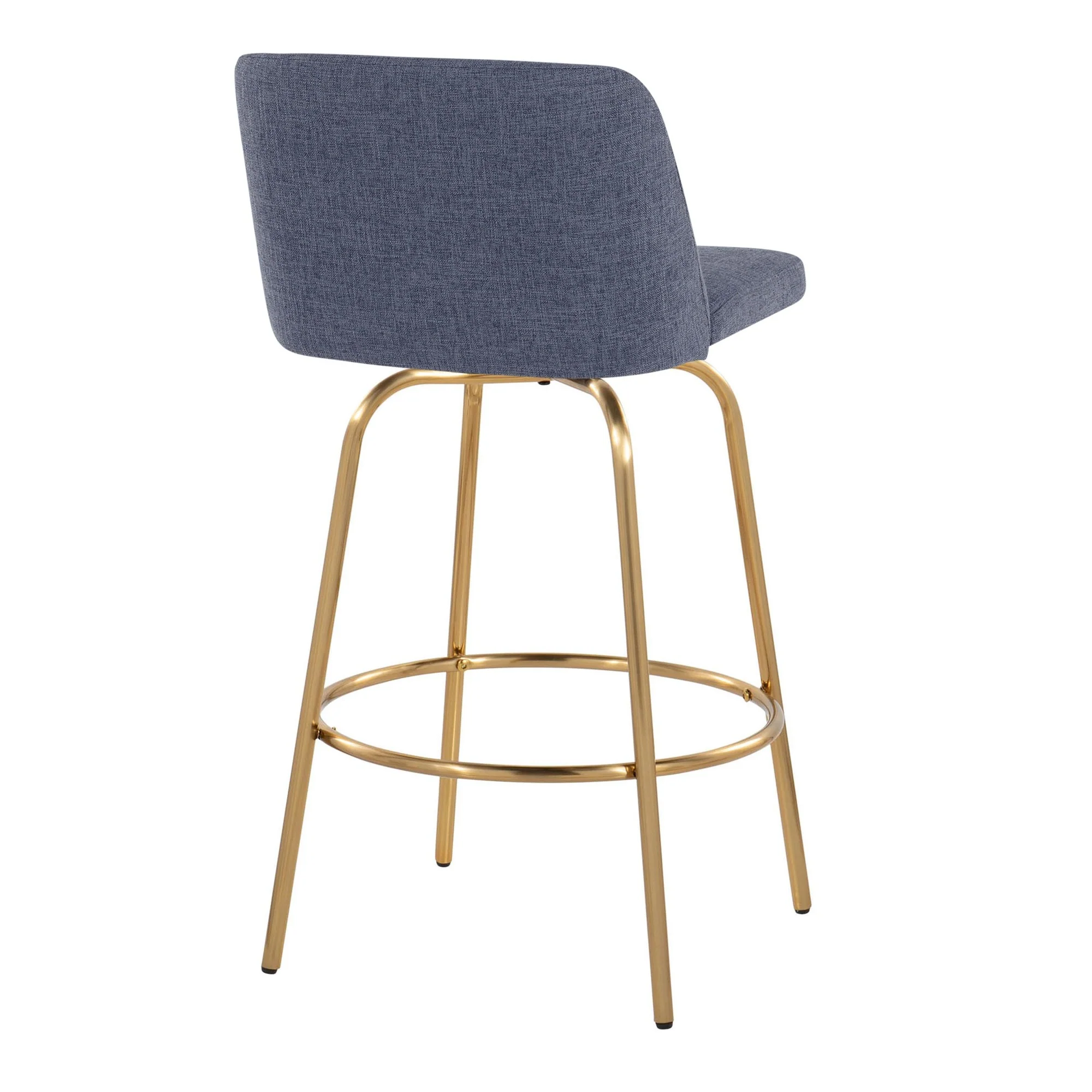 Toriano 26" Fixed-Height Counter Stool - Set of 2 By LumiSource - B26-TRNOFB-CLARZG2 AUBU2 - Image 8