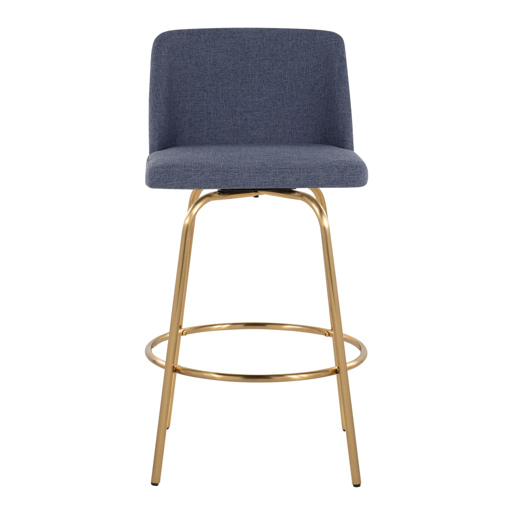 Toriano 26" Fixed-Height Counter Stool - Set of 2 By LumiSource - B26-TRNOFB-CLARZG2 AUBU2 - Image 9