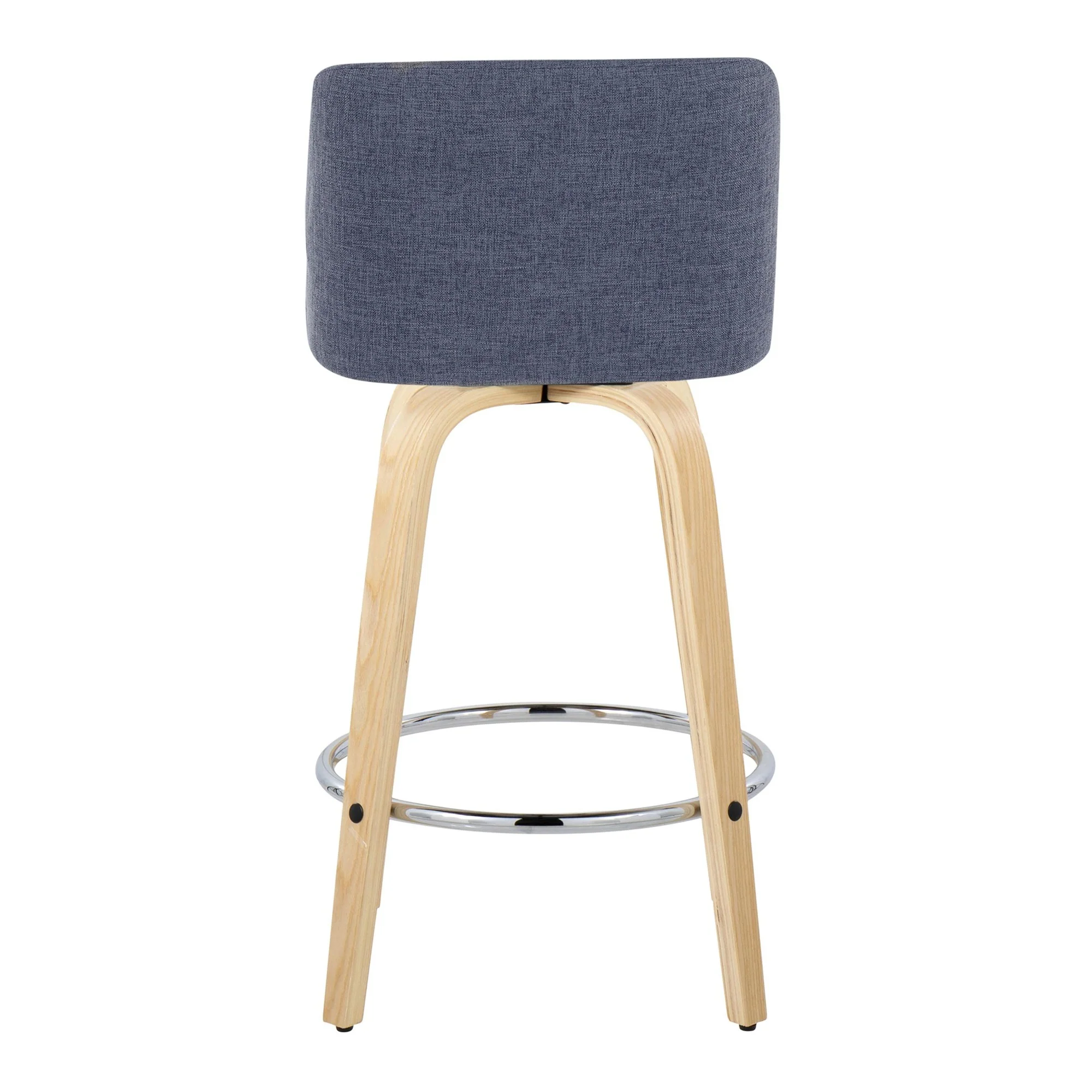 Toriano 26" Fixed-Height Counter Stool - Set of 2 By LumiSource - B26-TRNOFB-GRTZR2 NABU2 - Image 10