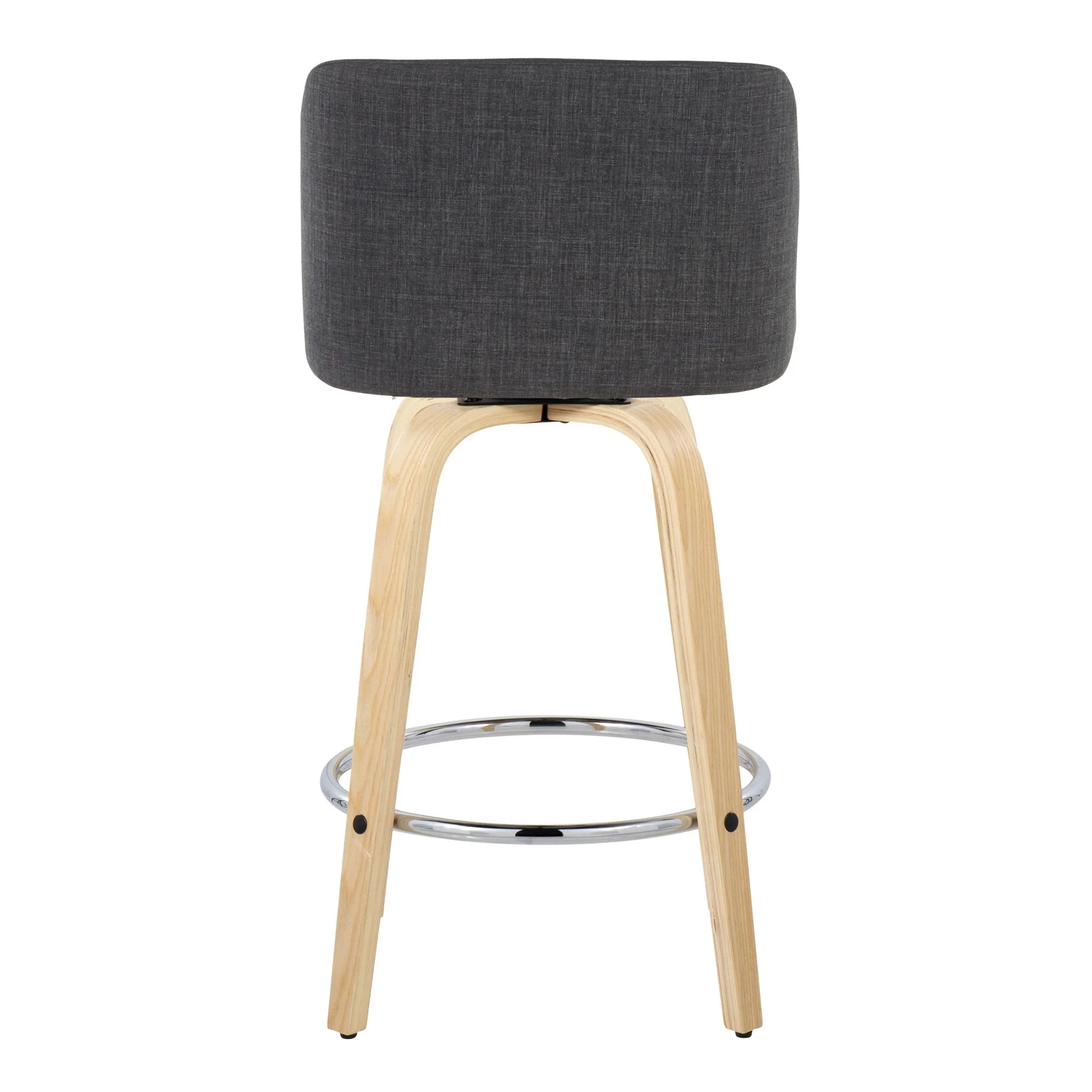 Toriano 26" Fixed-Height Counter Stool - Set of 2 By LumiSource - B26-TRNOFB-GRTZR2 NABU2 - Image 20