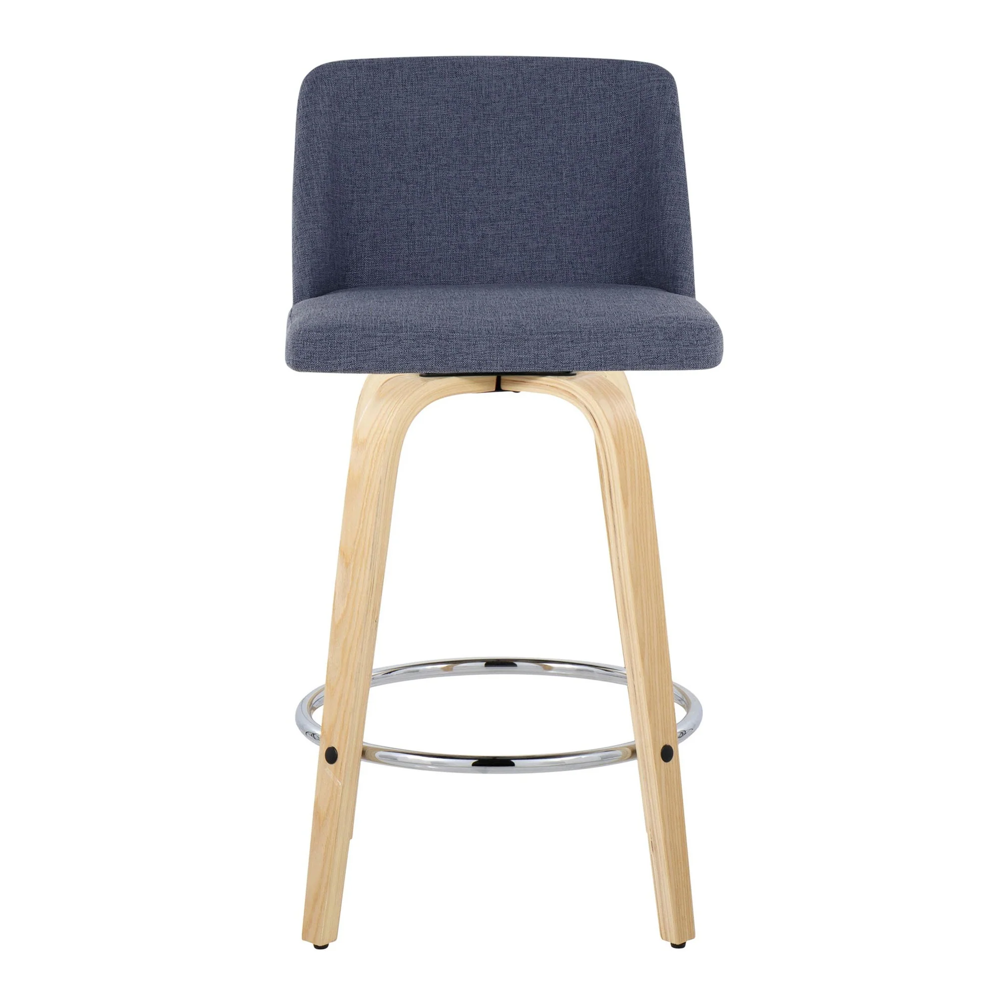 Toriano 26" Fixed-Height Counter Stool - Set of 2 By LumiSource - B26-TRNOFB-GRTZR2 NABU2 - Image 9