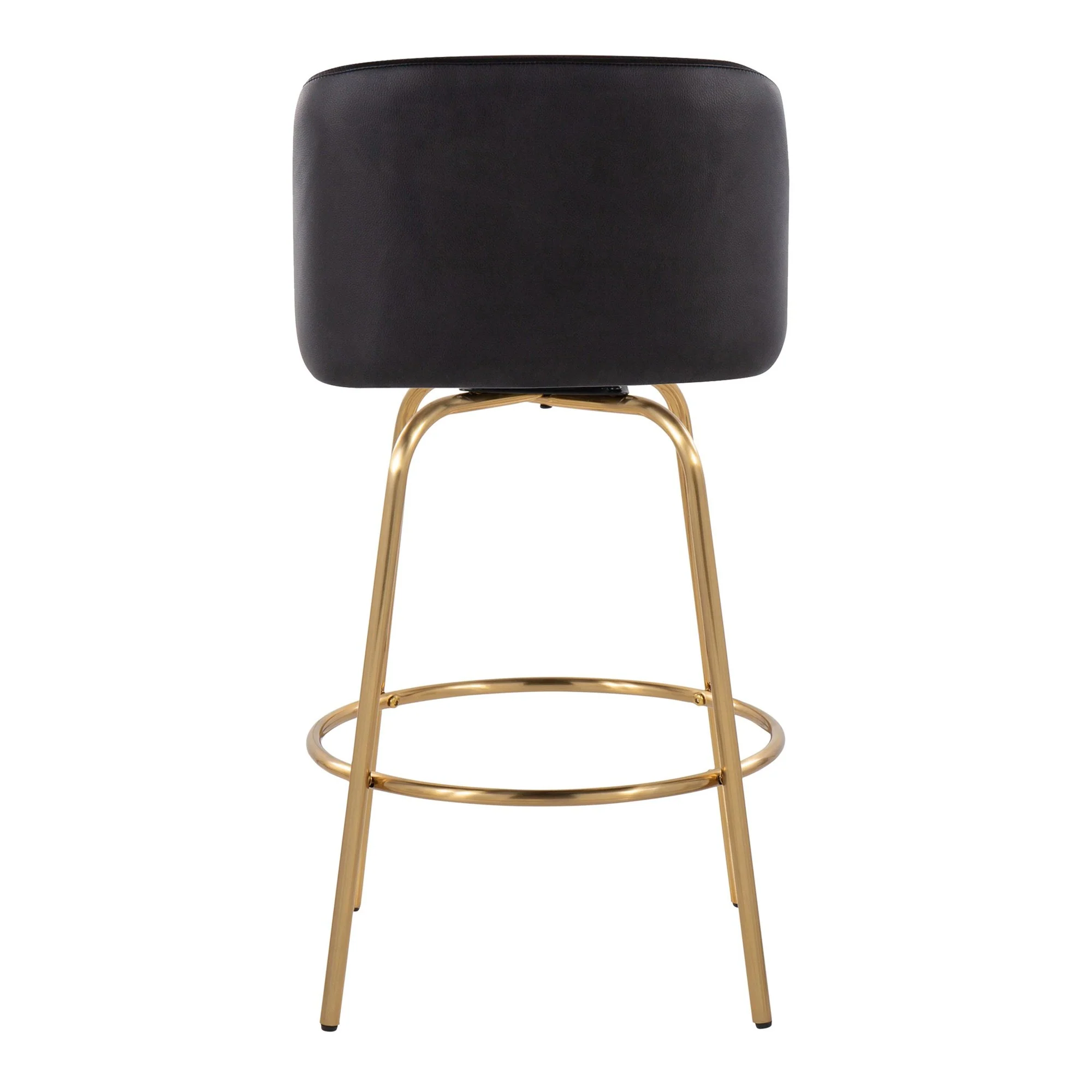 Toriano 26" Fixed-Height Counter Stool - Set of 2 By LumiSource - B26-TRNOPU-CLARZG2 AUBK2 - Image 10