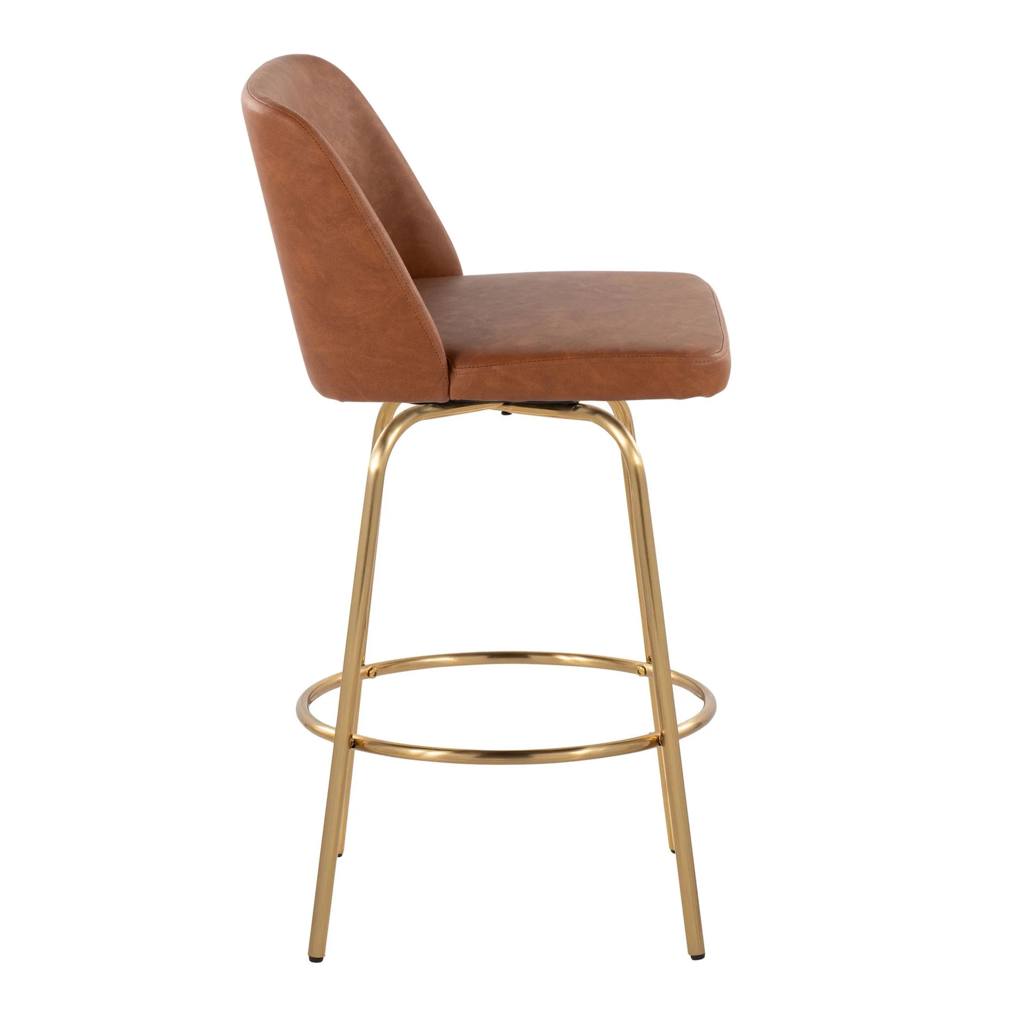 Toriano 26" Fixed-Height Counter Stool - Set of 2 By LumiSource - B26-TRNOPU-CLARZG2 AUBK2 - Image 17