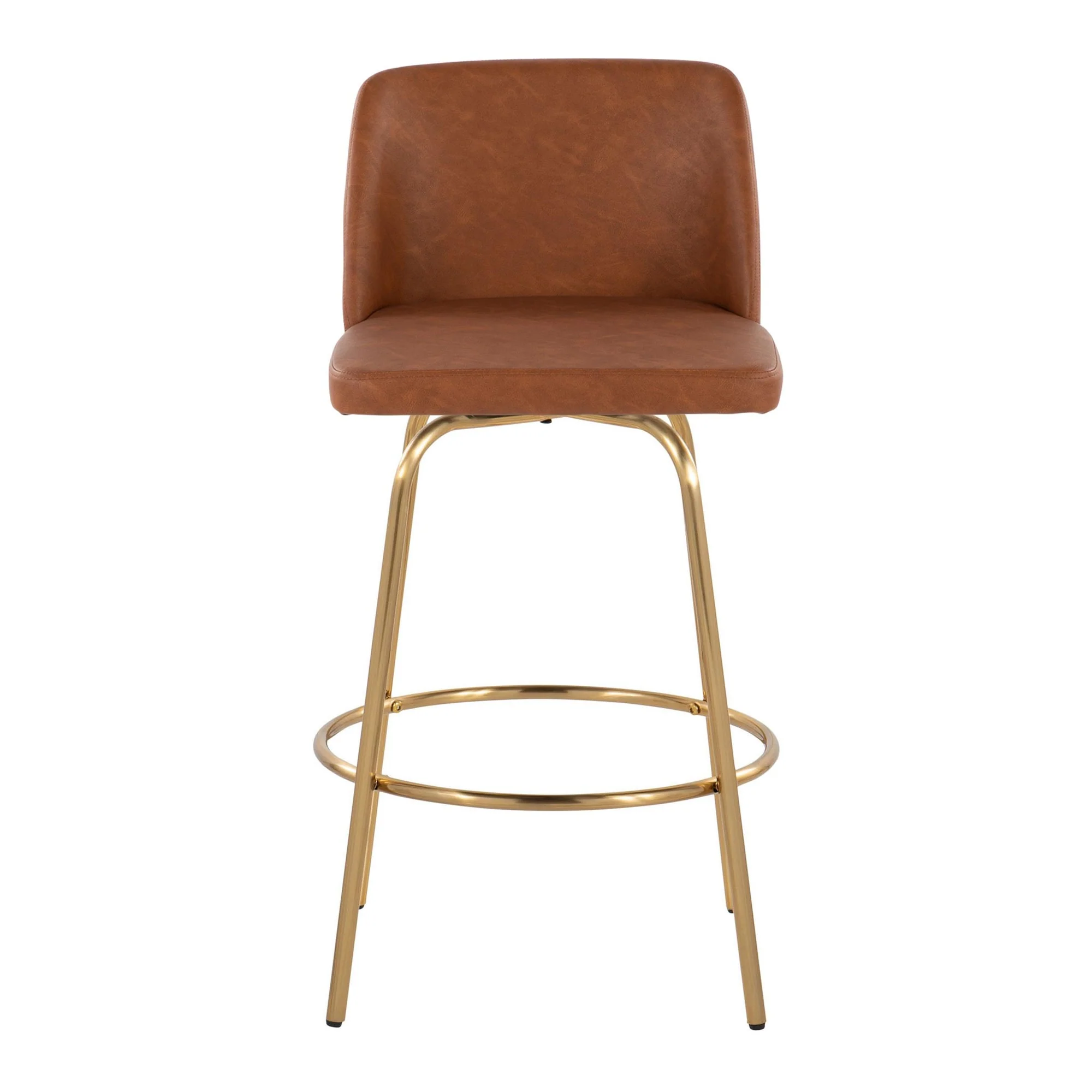 Toriano 26" Fixed-Height Counter Stool - Set of 2 By LumiSource - B26-TRNOPU-CLARZG2 AUBK2 - Image 19