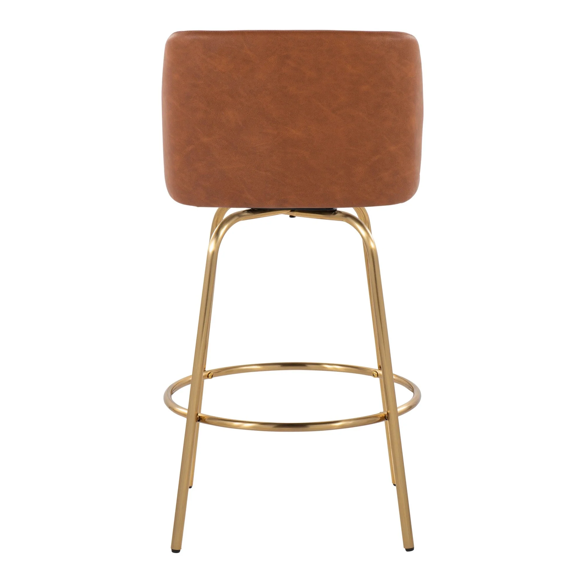 Toriano 26" Fixed-Height Counter Stool - Set of 2 By LumiSource - B26-TRNOPU-CLARZG2 AUBK2 - Image 20