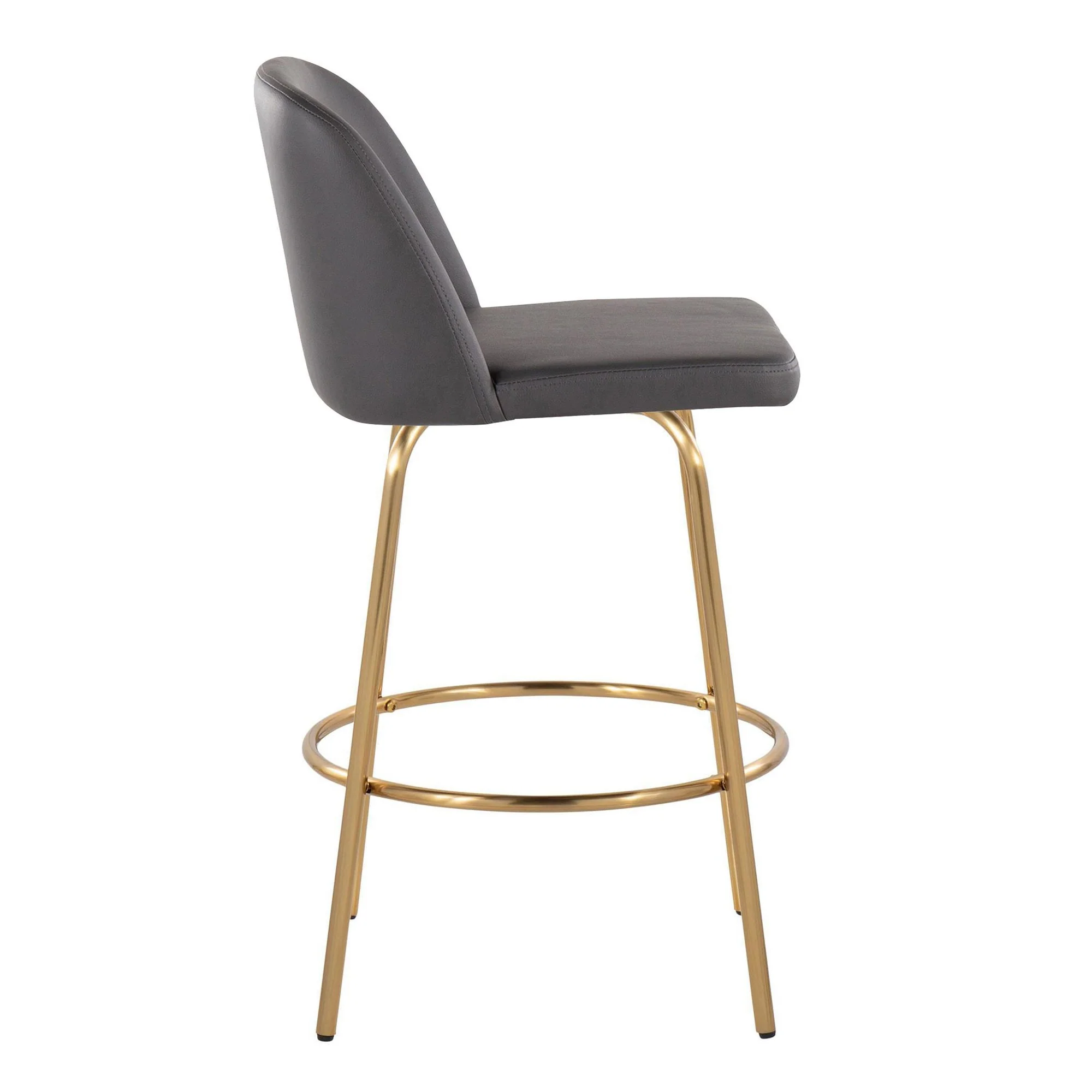 Toriano 26" Fixed-Height Counter Stool - Set of 2 By LumiSource - B26-TRNOPU-CLARZG2 AUBK2 - Image 27