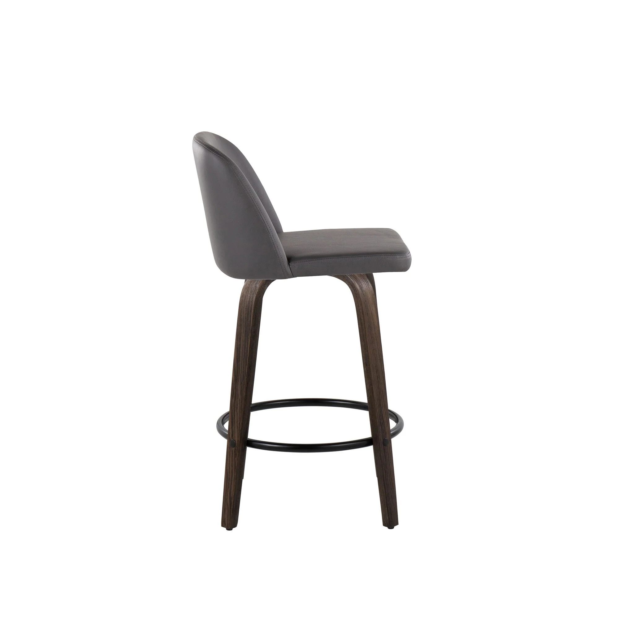 Toriano 26" Fixed Height Counter Stool - Set of 2 Cream By LumiSource - B26-TRNOPU-GRTZQ2 BNCR2 - Image 12