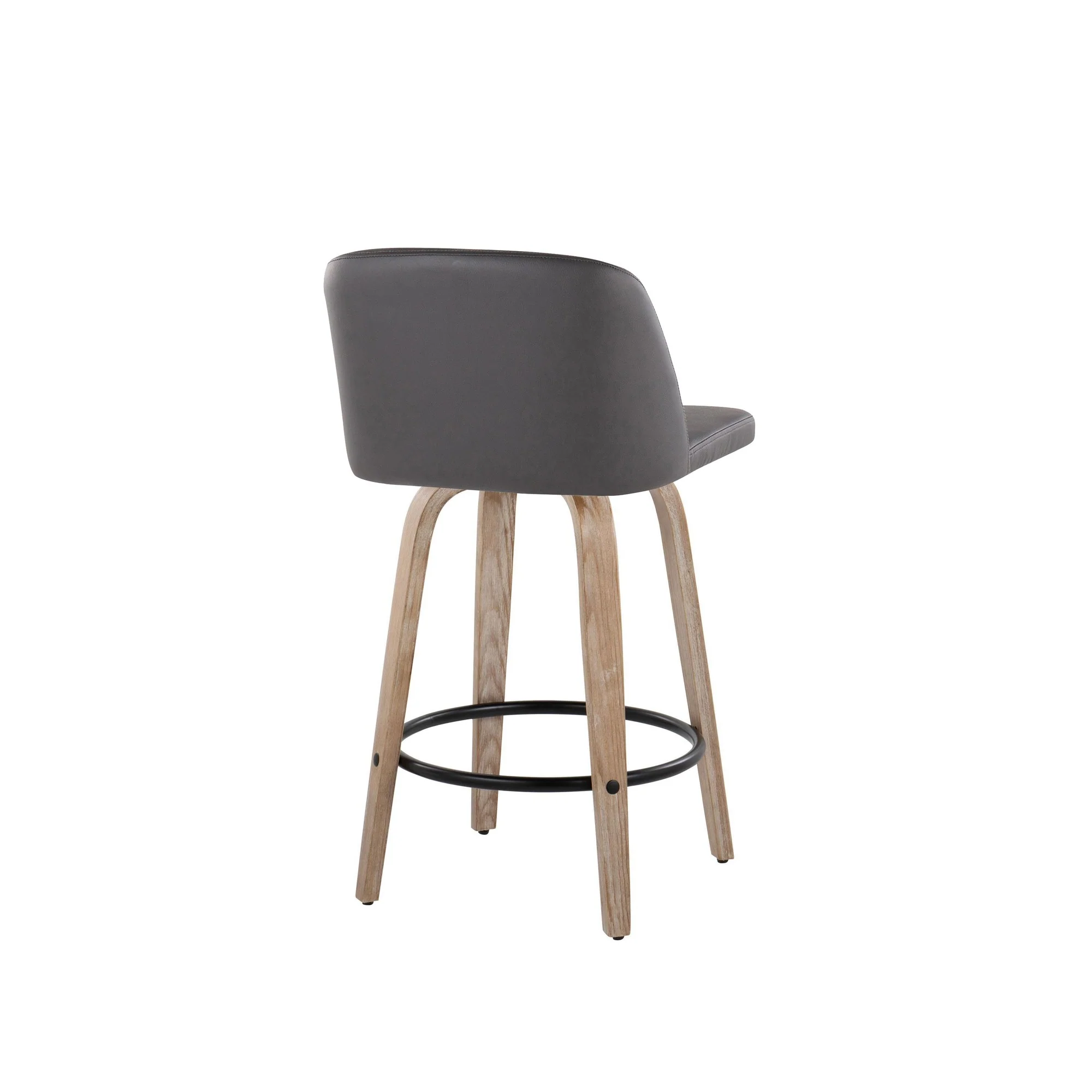 Toriano 26" Fixed Height Counter Stool - Set of 2 Cream By LumiSource - B26-TRNOPU-GRTZQ2 BNCR2 - Image 33
