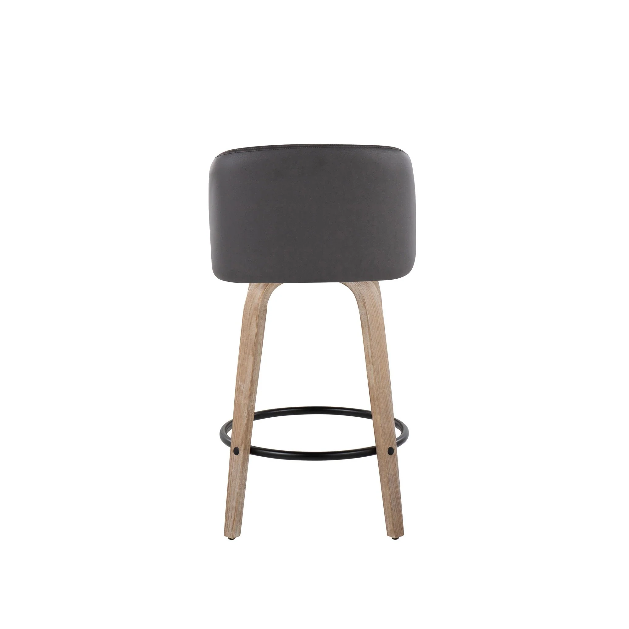 Toriano 26" Fixed Height Counter Stool - Set of 2 Cream By LumiSource - B26-TRNOPU-GRTZQ2 BNCR2 - Image 34