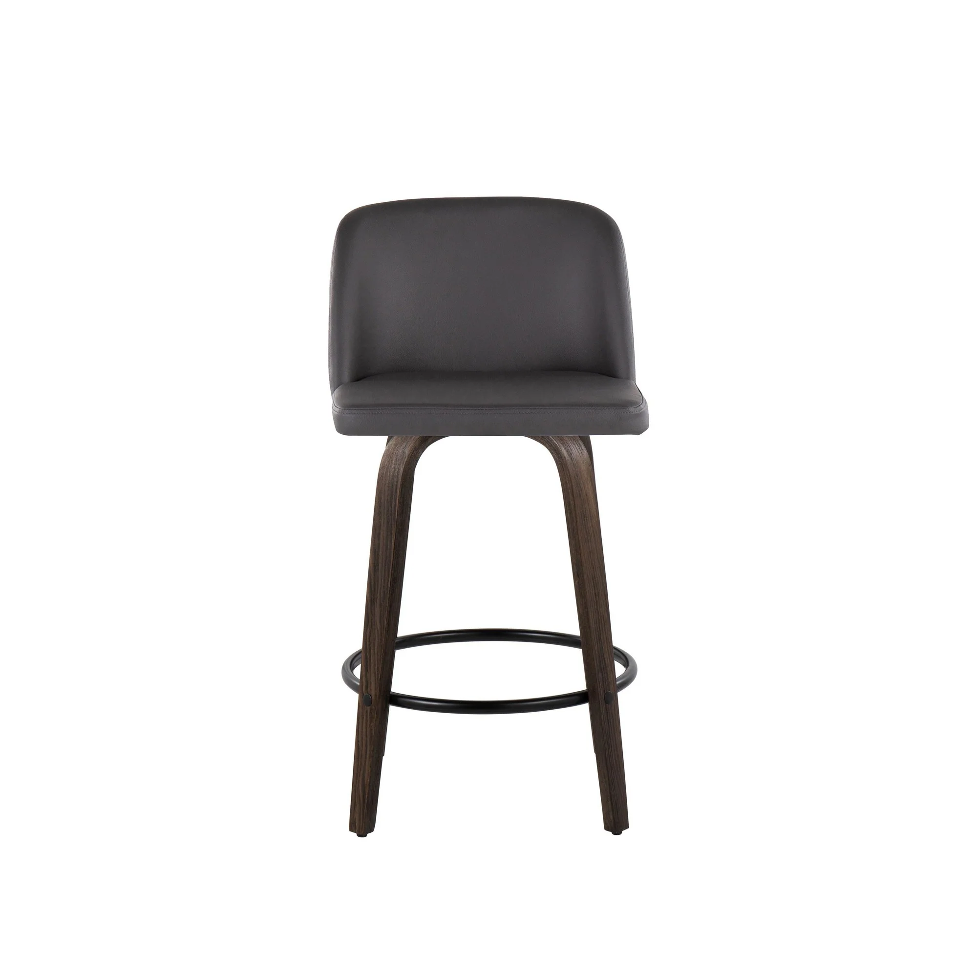 Toriano 26" Fixed Height Counter Stool - Set of 2 Cream By LumiSource - B26-TRNOPU-GRTZQ2 BNCR2 - Image 9