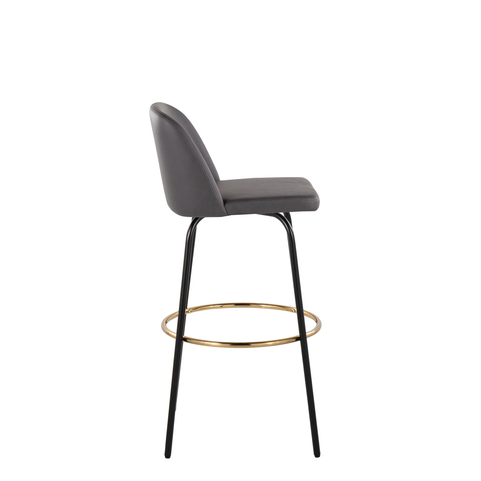 Toriano 30" Fixed Height Barstool - Set of 2 Cream By LumiSource - B30-TRNOPU-CLARZG2 BKCR2 - Image 12