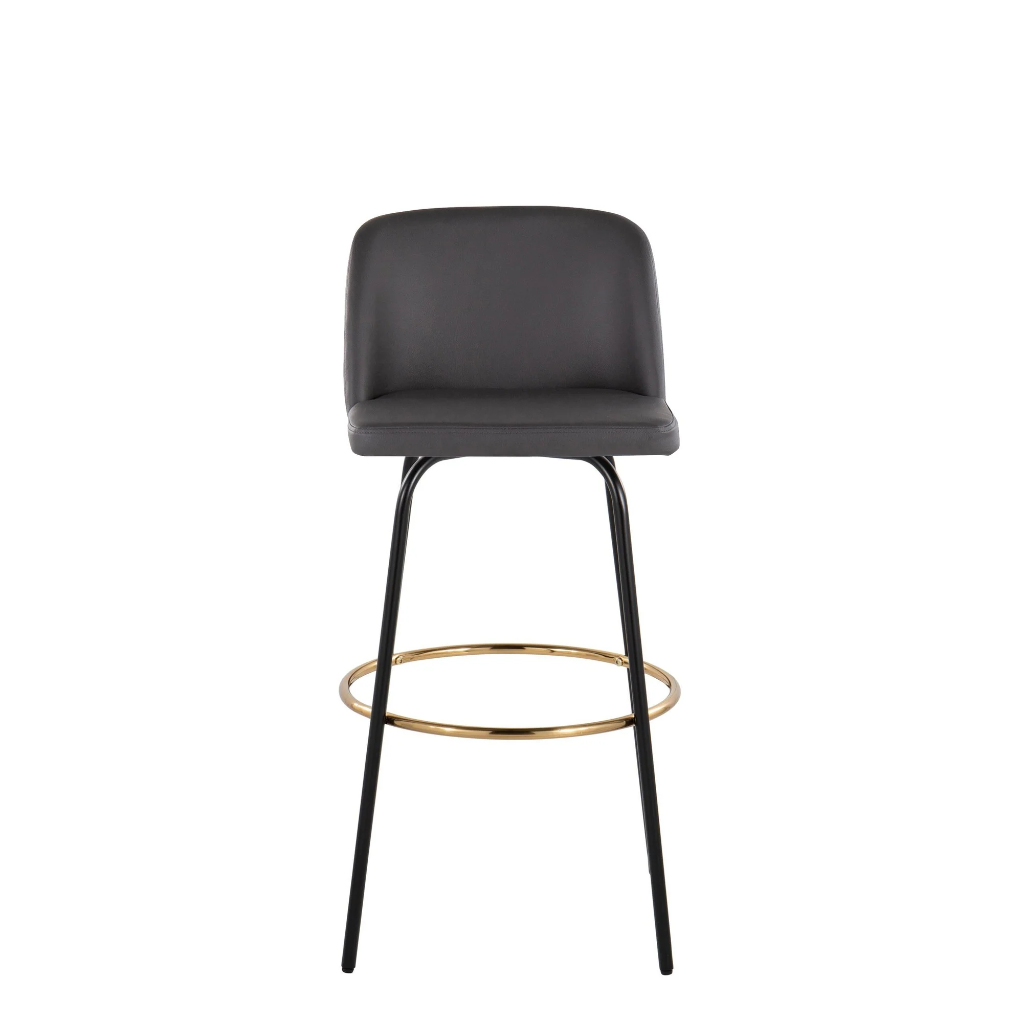 Toriano 30" Fixed Height Barstool - Set of 2 Cream By LumiSource - B30-TRNOPU-CLARZG2 BKCR2 - Image 9