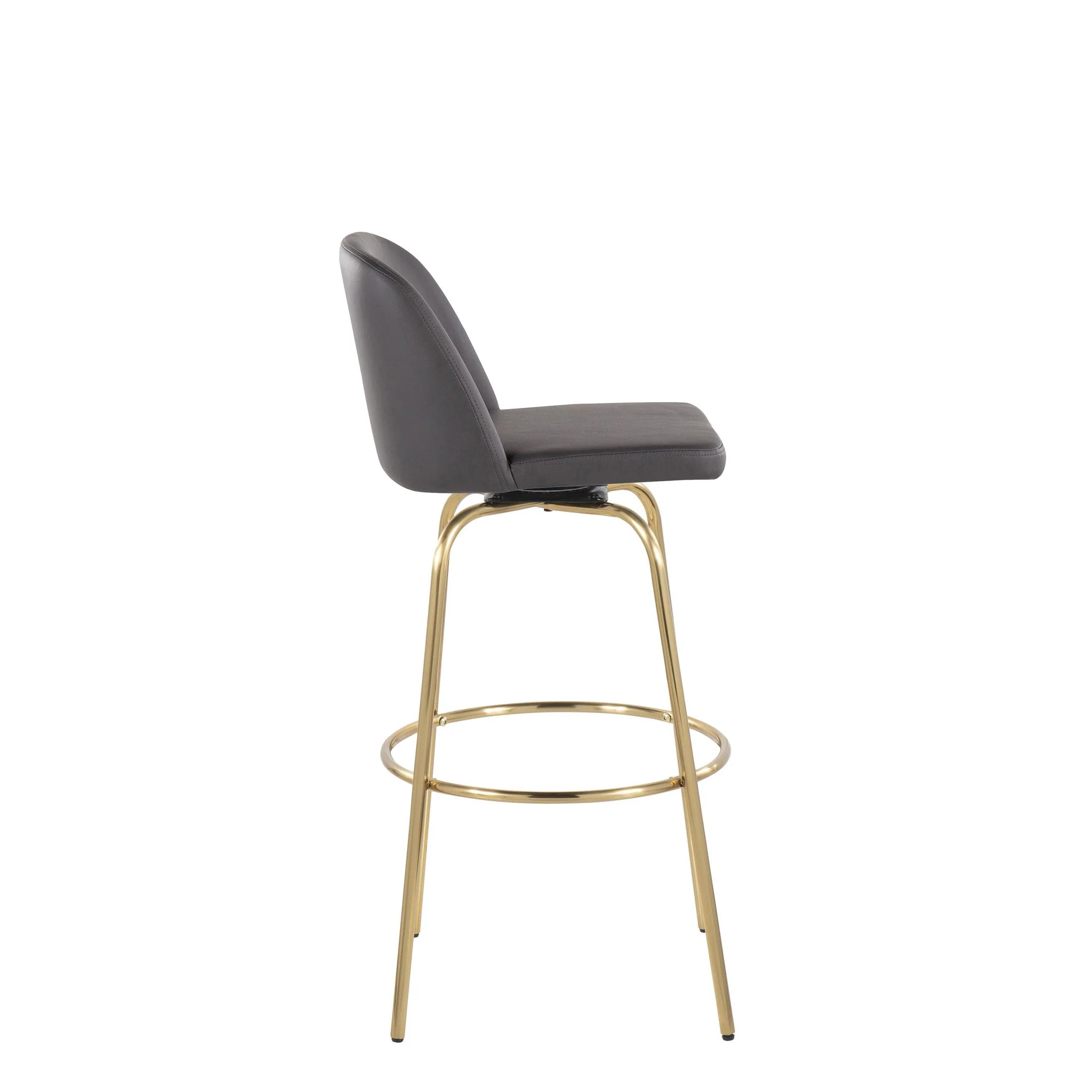 Toriano 30" Fixed Height Barstool - Set of 2 Cream By LumiSource - B30-TRNOPU-CLARZG2 AUCR2 - Image 12