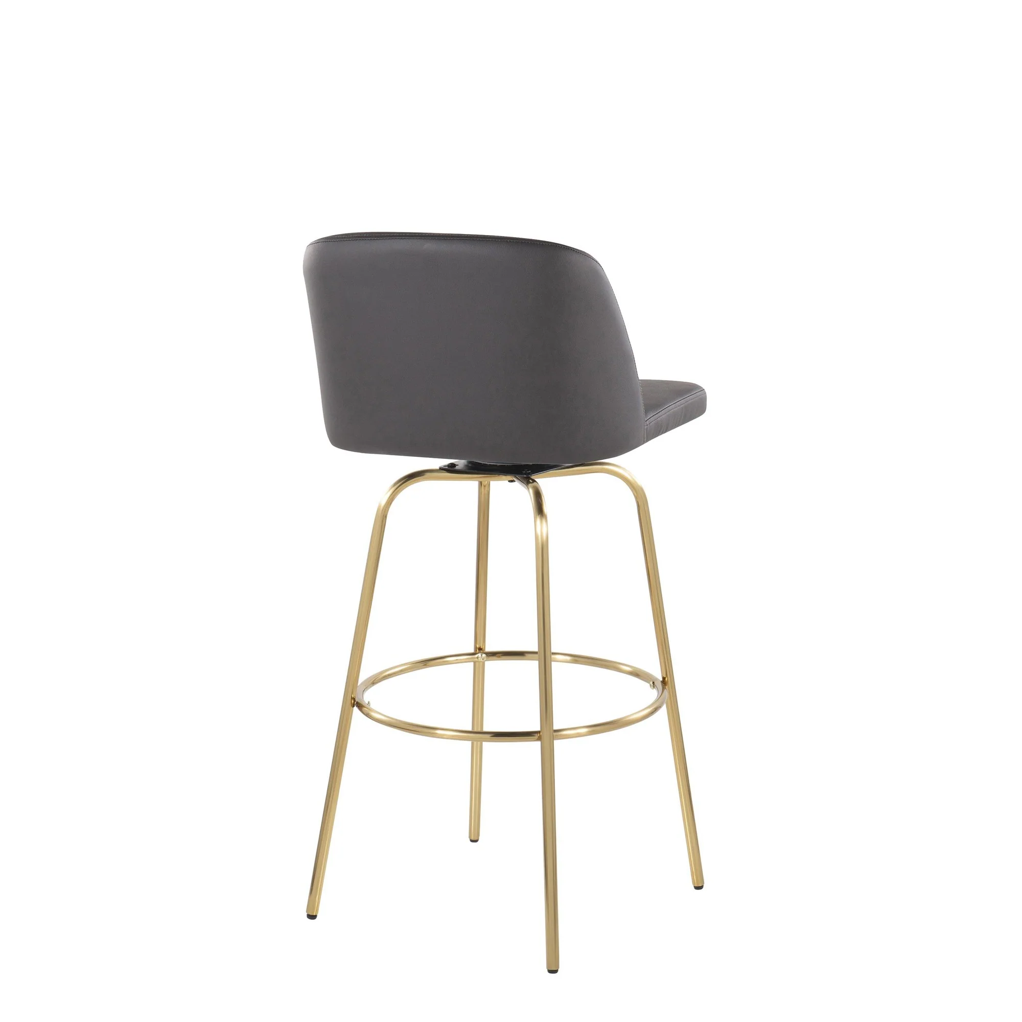 Toriano 30" Fixed Height Barstool - Set of 2 Cream By LumiSource - B30-TRNOPU-CLARZG2 AUCR2 - Image 13