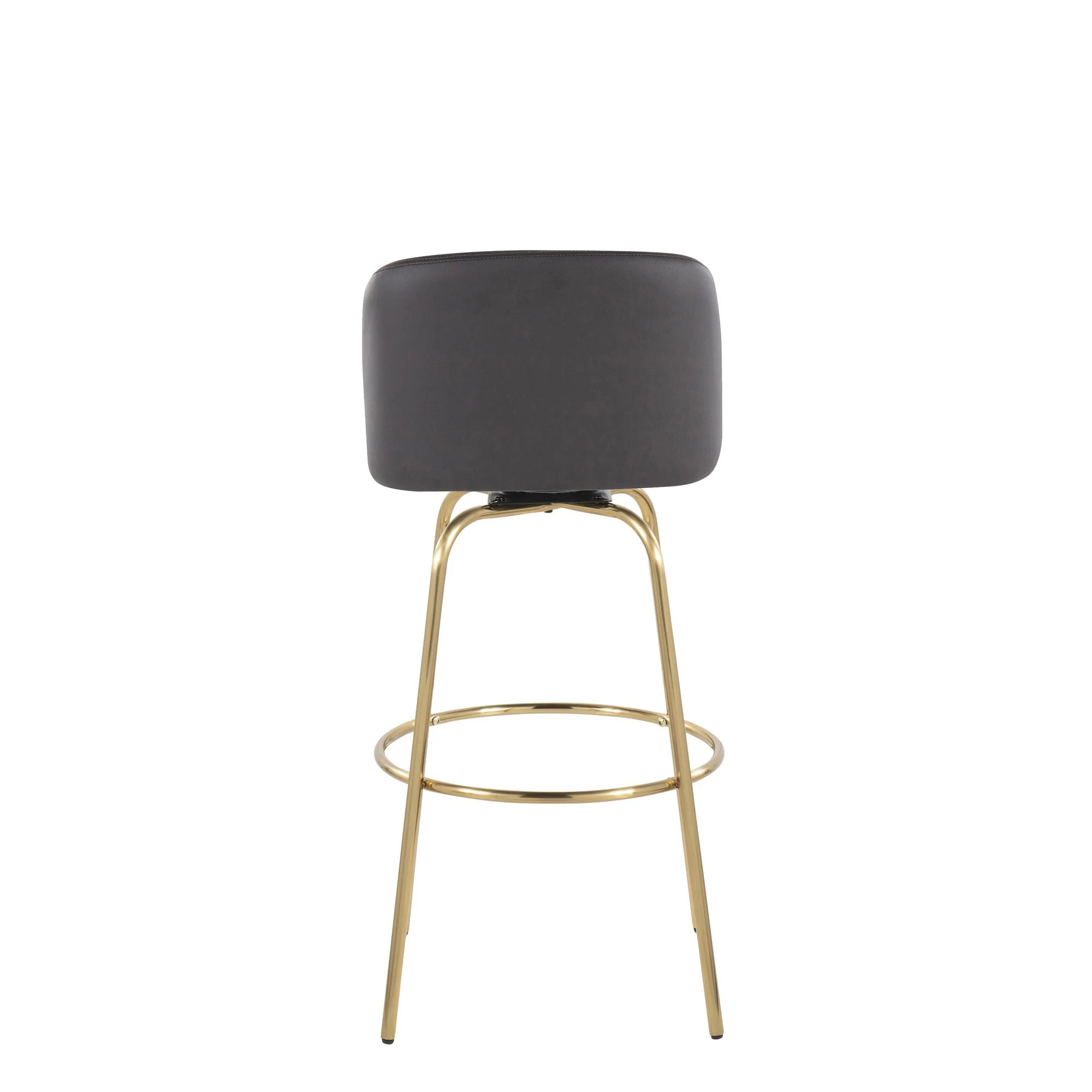 Toriano 30" Fixed Height Barstool - Set of 2 Cream By LumiSource - B30-TRNOPU-CLARZG2 AUCR2 - Image 14